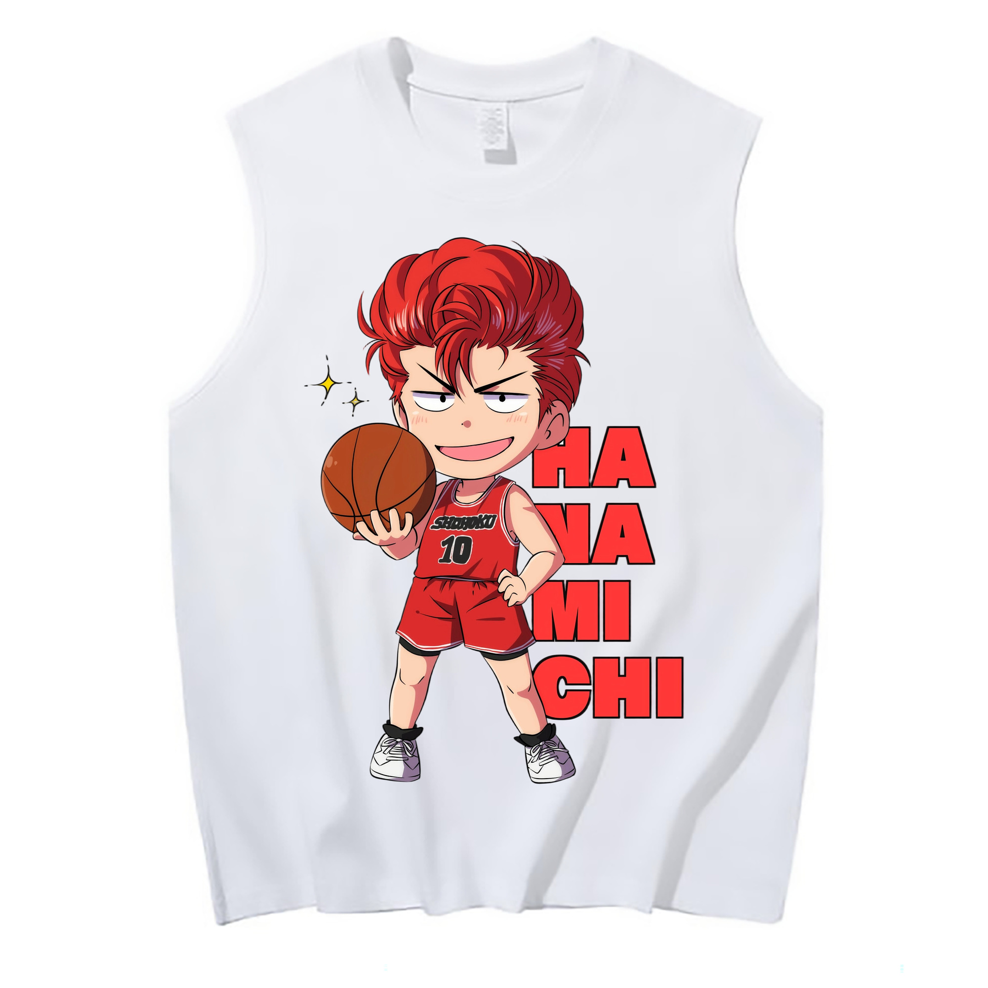 （画像用） SLAM DUNK／スラムダンク コットン100％タンクトップ（フロントプリント）