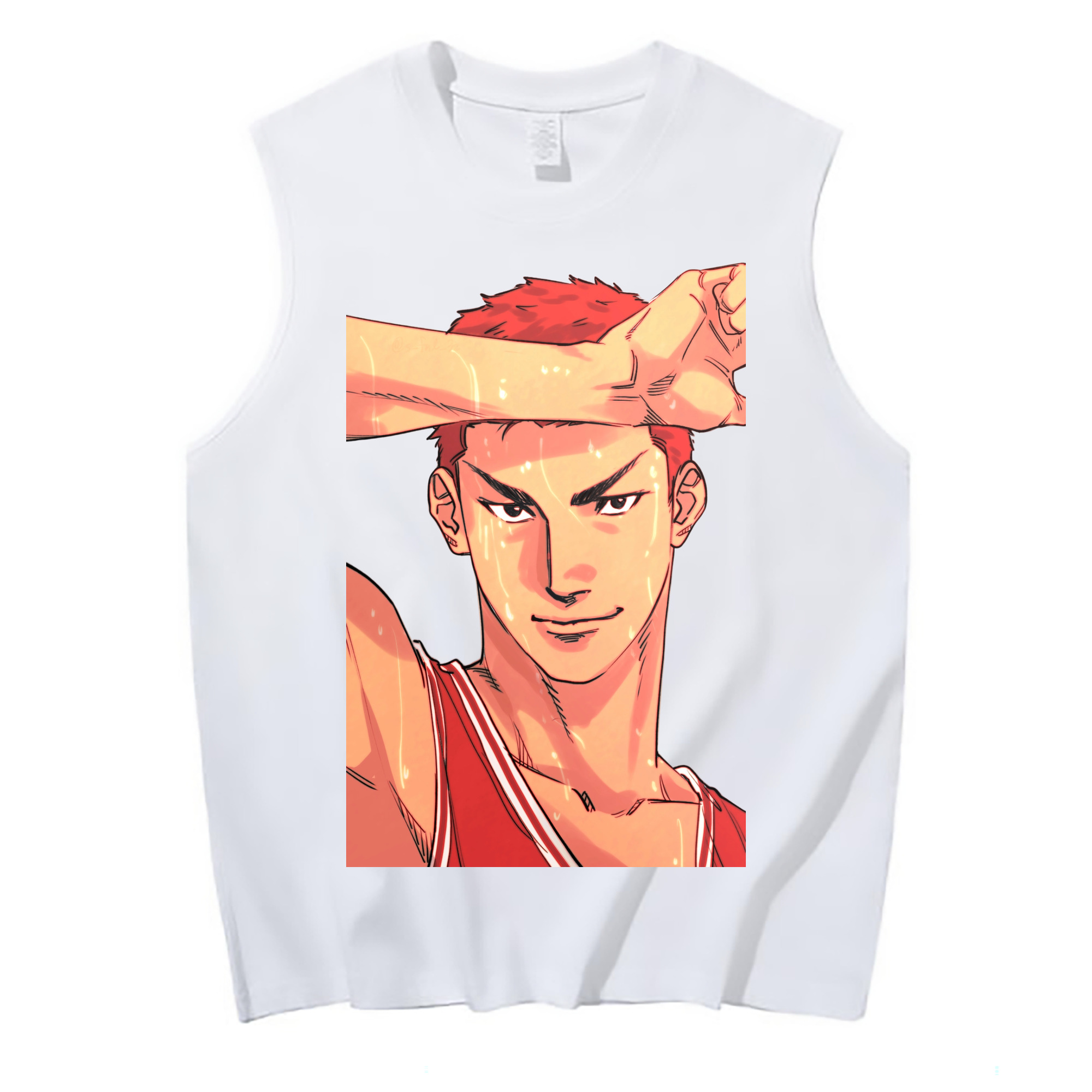 （画像用） SLAM DUNK／スラムダンク コットン100％タンクトップ（フロントプリント）
