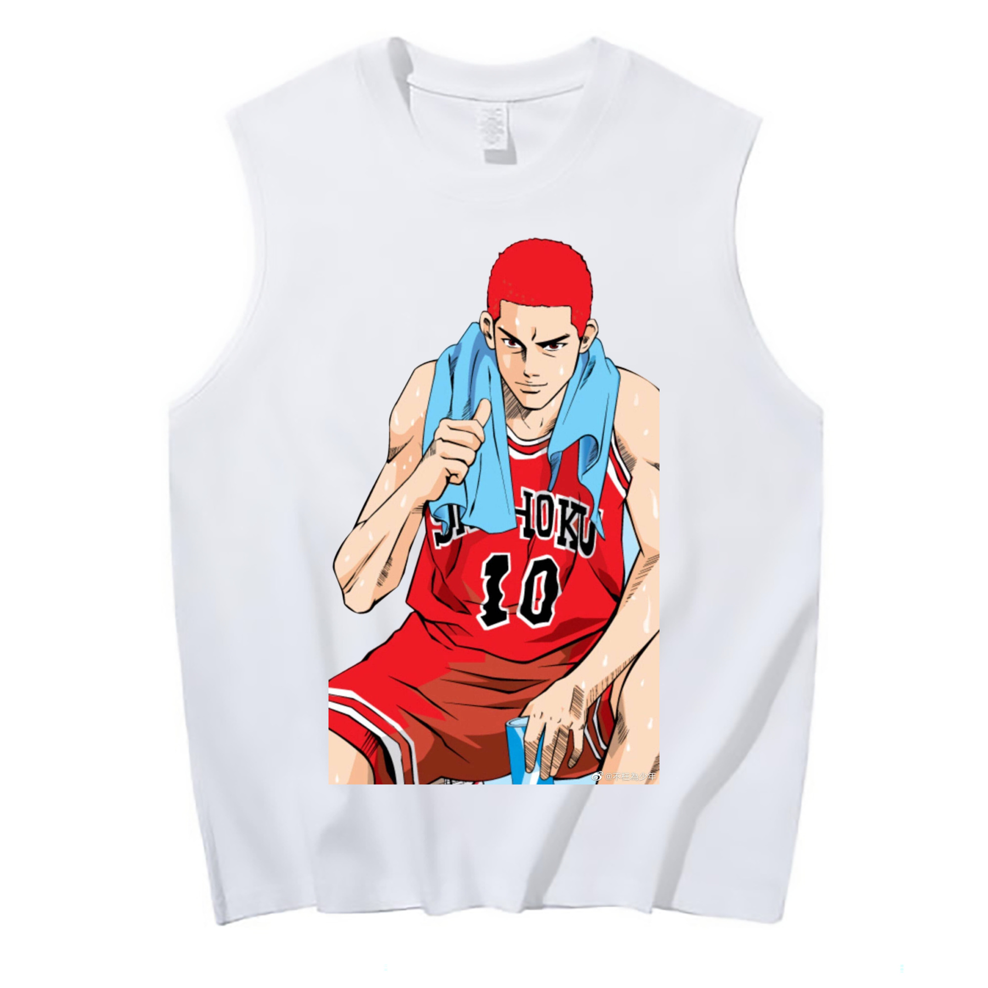 （画像用） SLAM DUNK／スラムダンク コットン100％タンクトップ（フロントプリント）