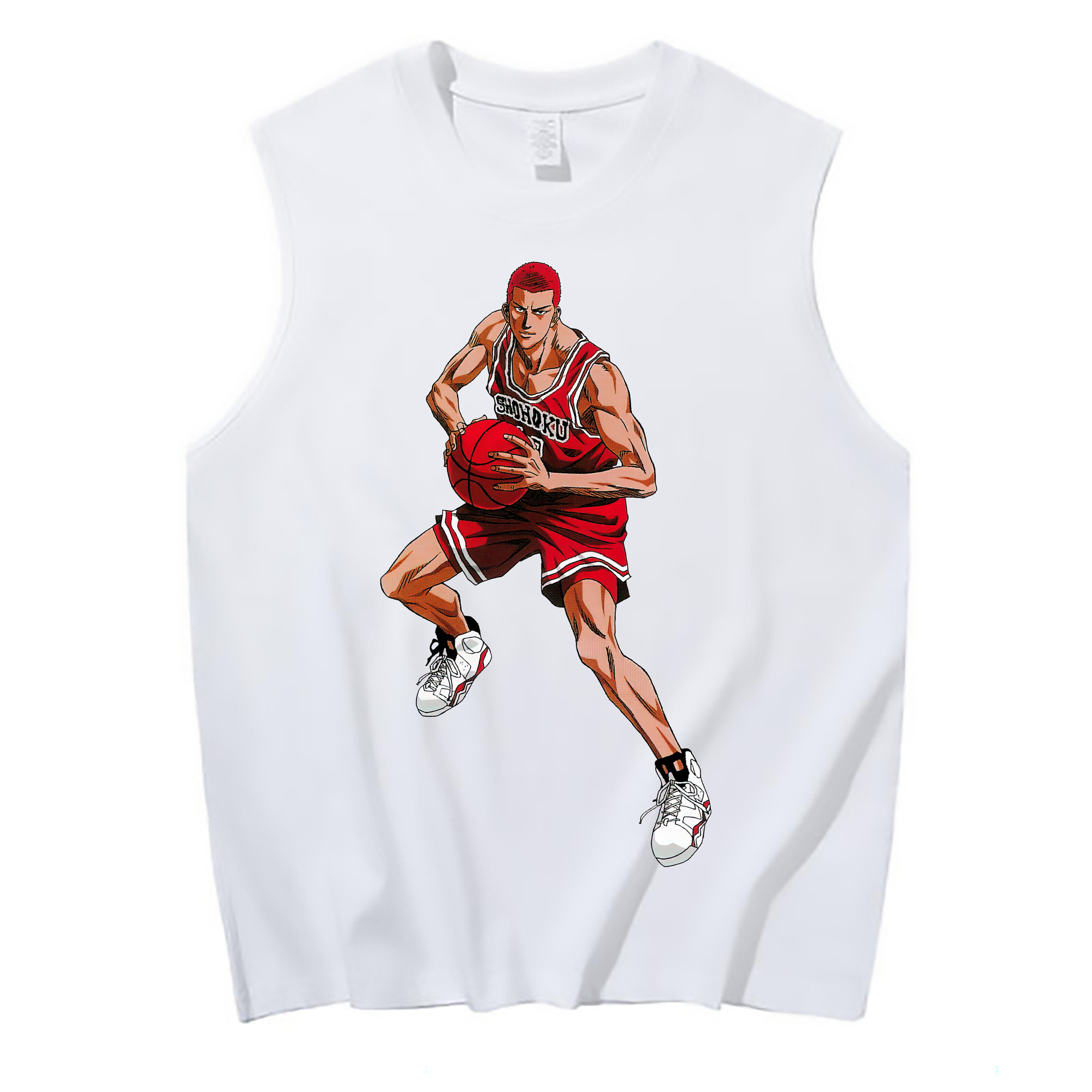 （画像用） SLAM DUNK／スラムダンク コットン100％タンクトップ（フロントプリント）