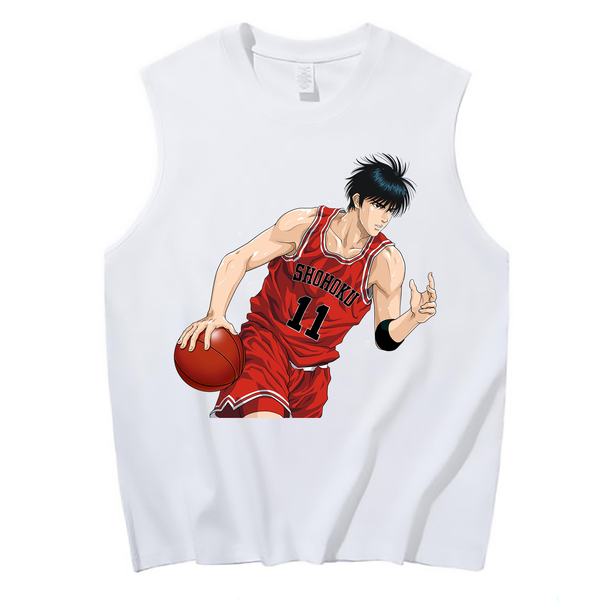 （画像用） SLAM DUNK／スラムダンク コットン100％タンクトップ（フロントプリント）