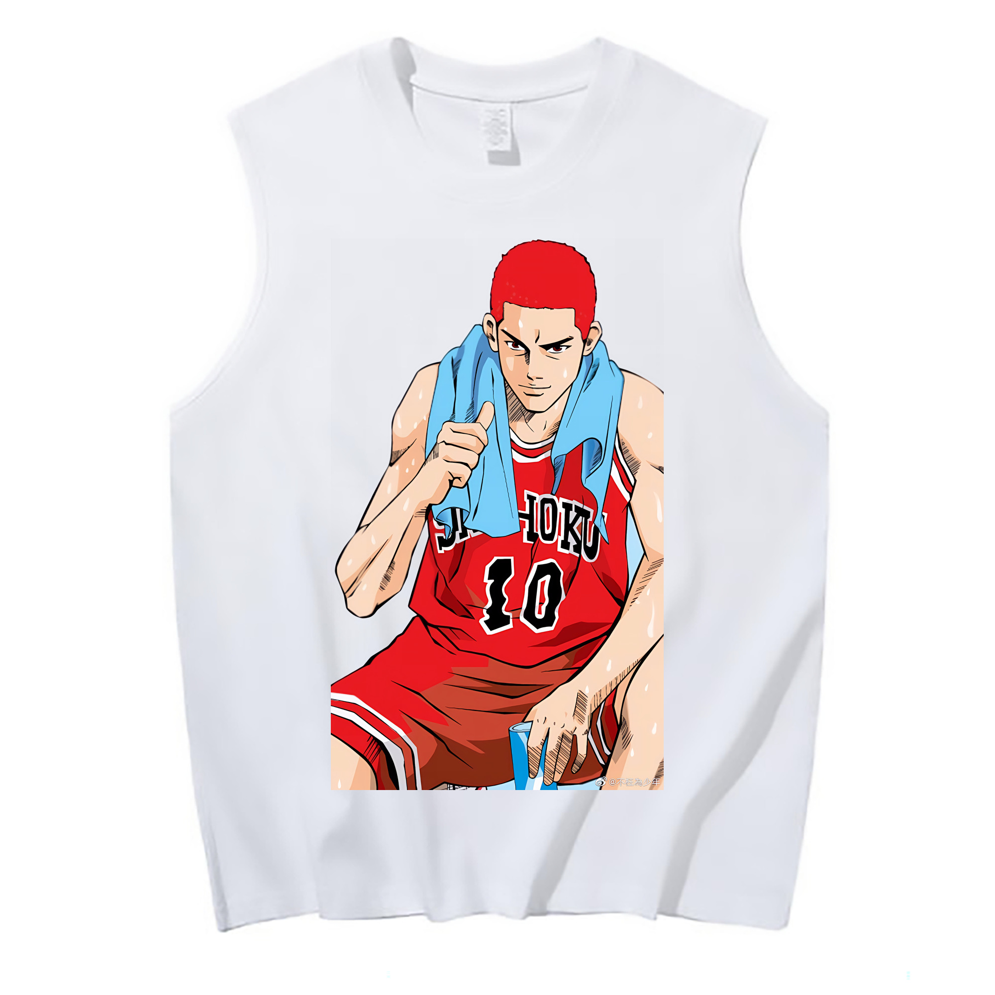 （画像用） SLAM DUNK／スラムダンク コットン100％タンクトップ（フロントプリント）