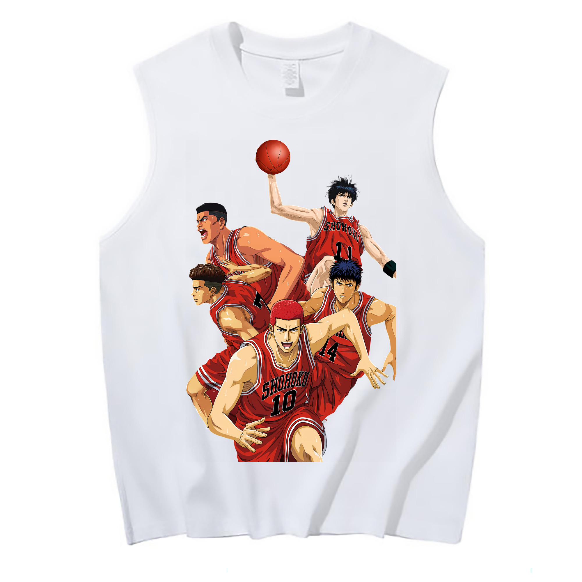 （画像用） SLAM DUNK／スラムダンク コットン100％タンクトップ（フロントプリント）