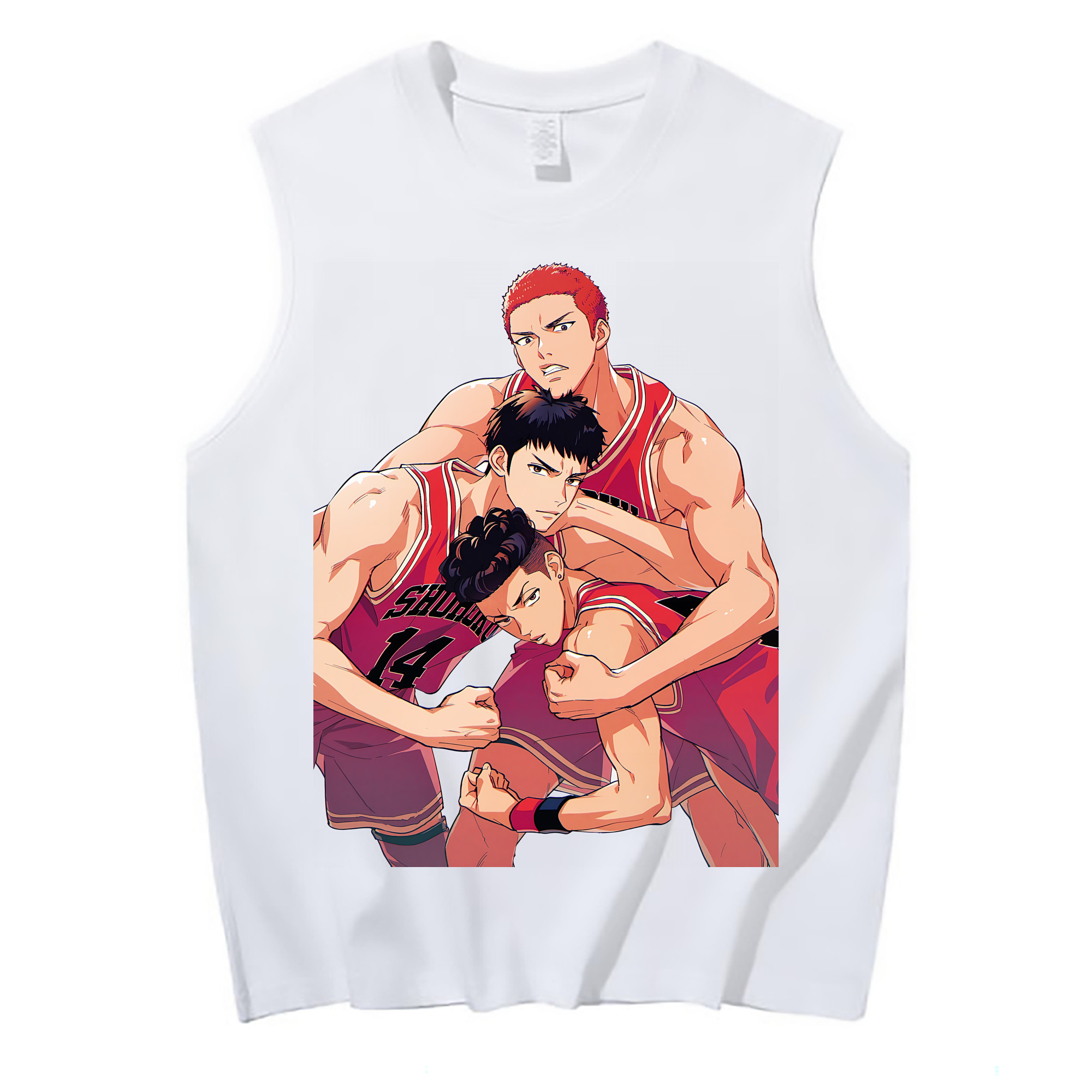 （画像用） SLAM DUNK／スラムダンク コットン100％タンクトップ（フロントプリント）