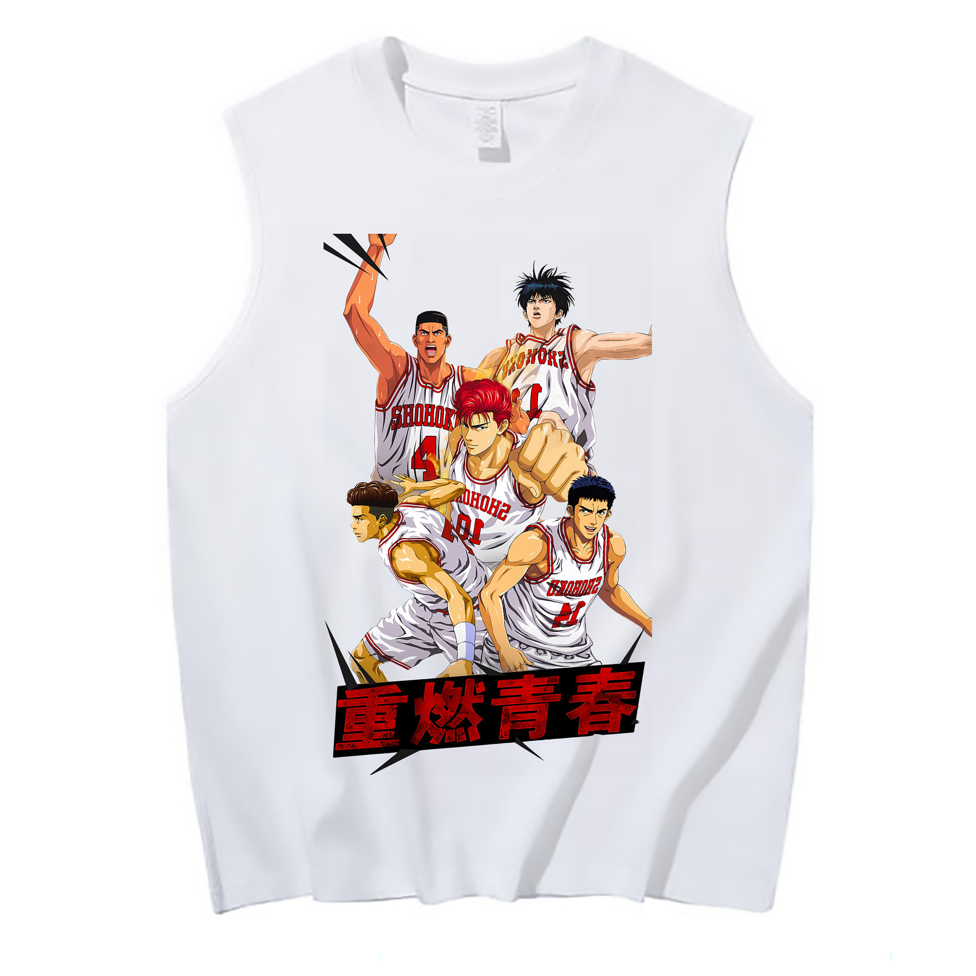 （画像用） SLAM DUNK／スラムダンク コットン100％タンクトップ（フロントプリント）