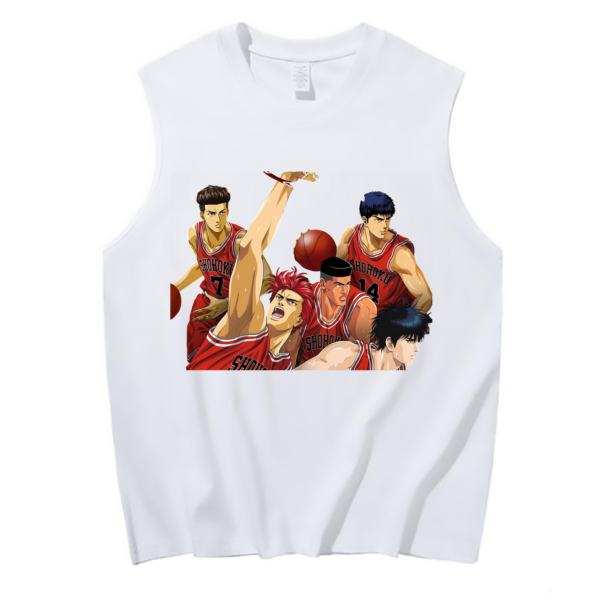 （画像用） SLAM DUNK／スラムダンク コットン100％タンクトップ（フロントプリント）