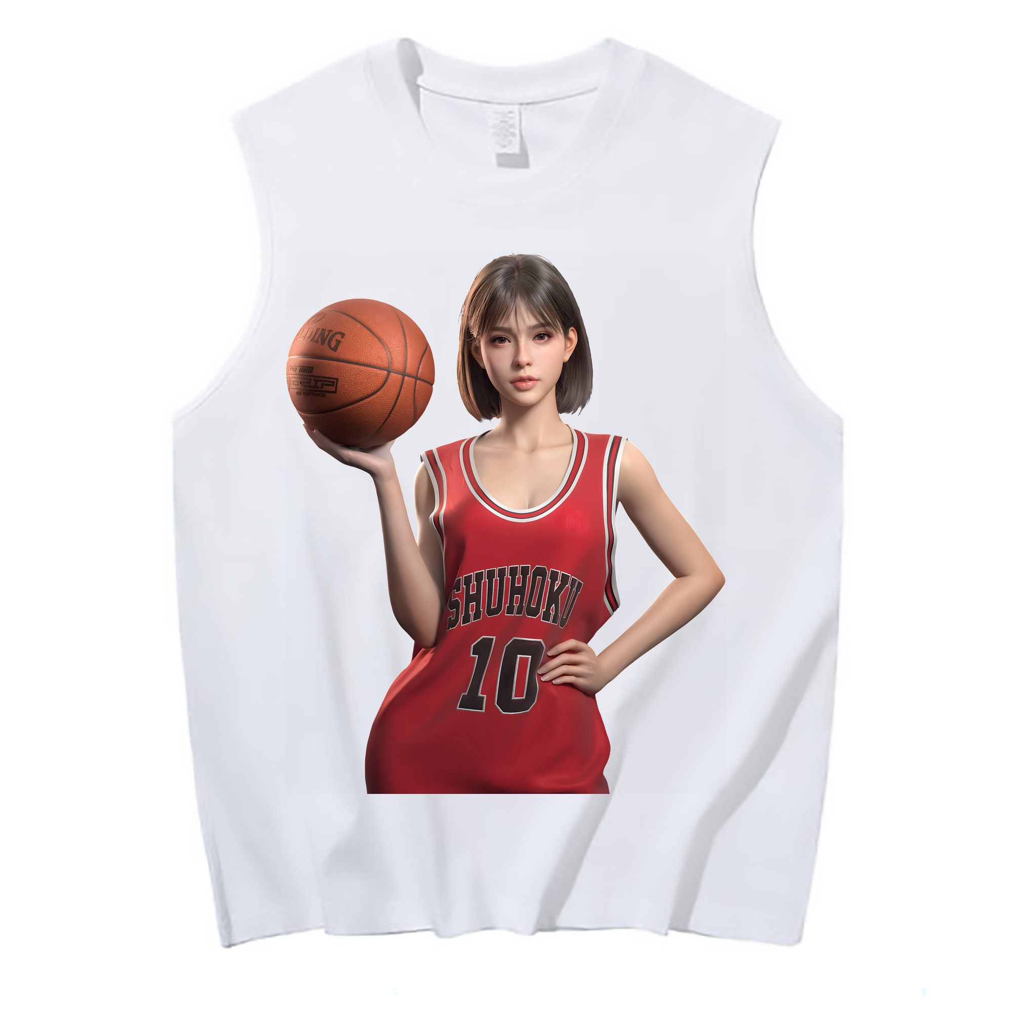 （画像用） SLAM DUNK／スラムダンク コットン100％タンクトップ（フロントプリント）