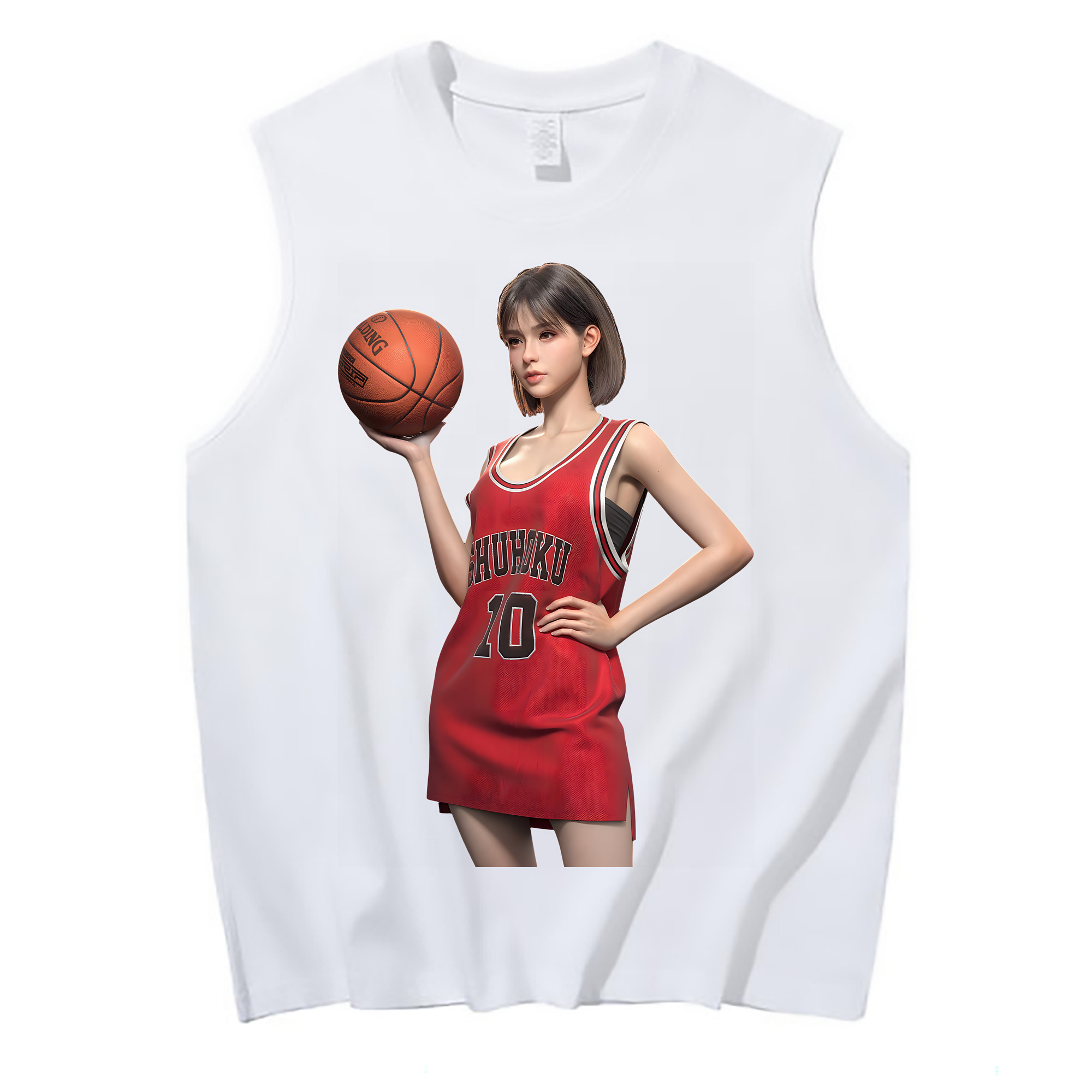 （画像用） SLAM DUNK／スラムダンク コットン100％タンクトップ（フロントプリント）