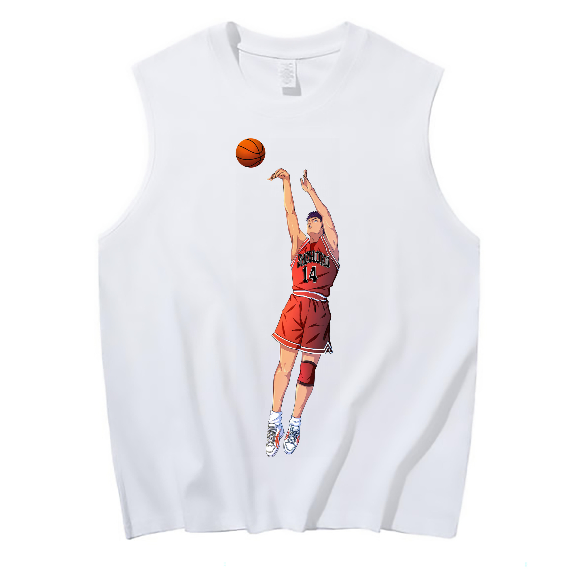 （画像用） SLAM DUNK／スラムダンク コットン100％タンクトップ（フロントプリント）