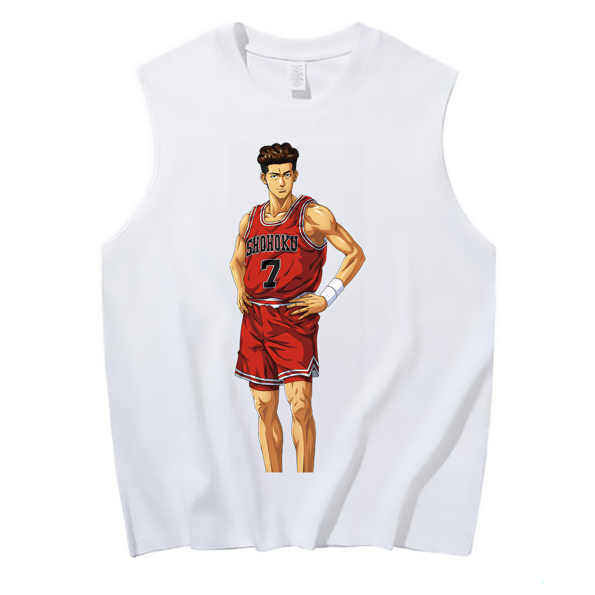 （画像用） SLAM DUNK／スラムダンク コットン100％タンクトップ（フロントプリント）