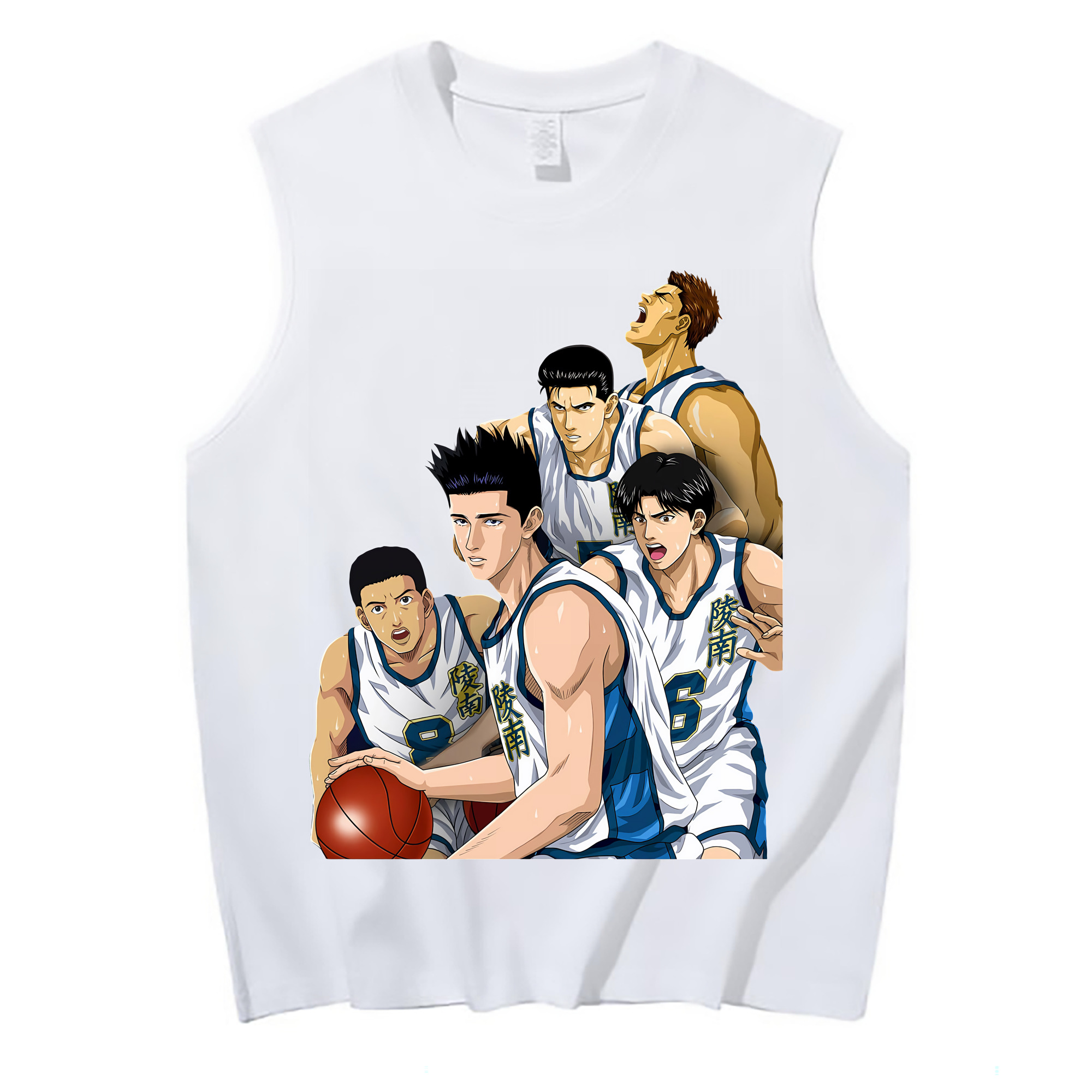 （画像用） SLAM DUNK／スラムダンク コットン100％タンクトップ（フロントプリント）