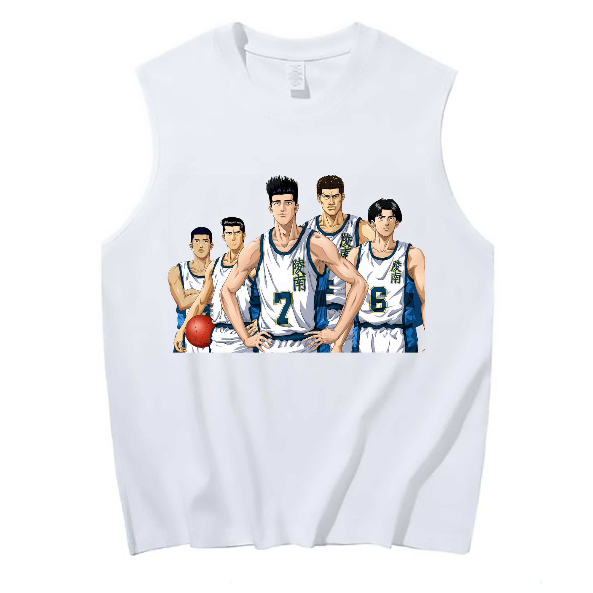 （画像用） SLAM DUNK／スラムダンク コットン100％タンクトップ（フロントプリント）