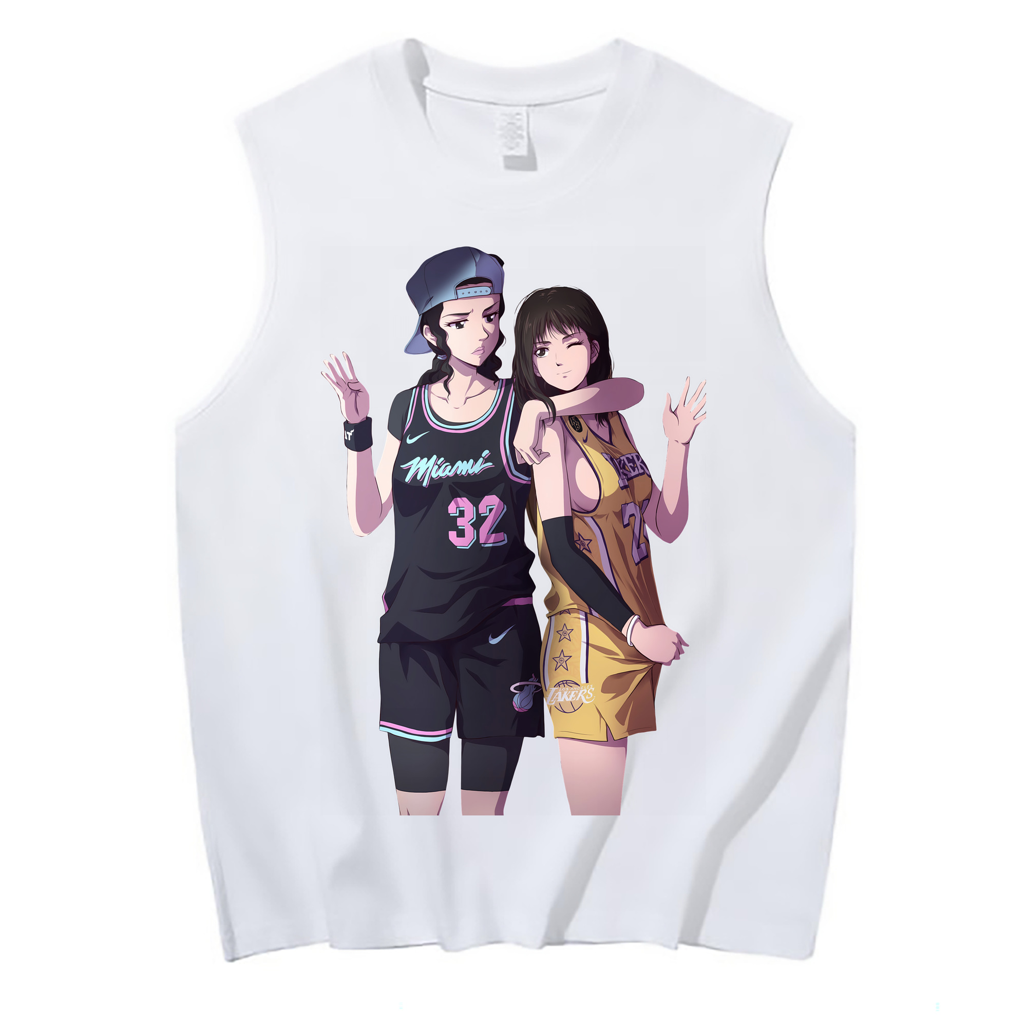 （画像用） SLAM DUNK／スラムダンク コットン100％タンクトップ（フロントプリント）