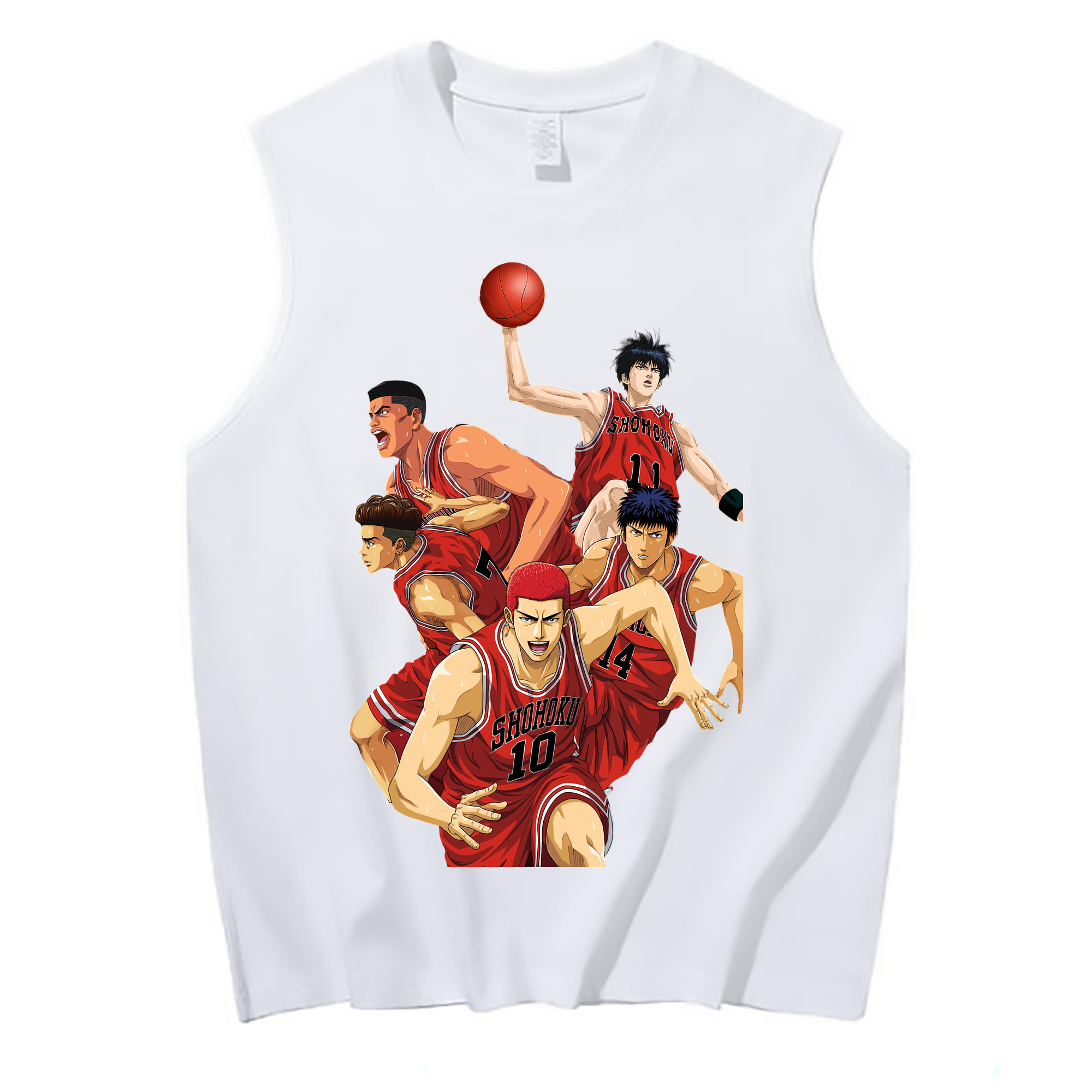 （画像用） SLAM DUNK／スラムダンク コットン100％タンクトップ（フロントプリント）