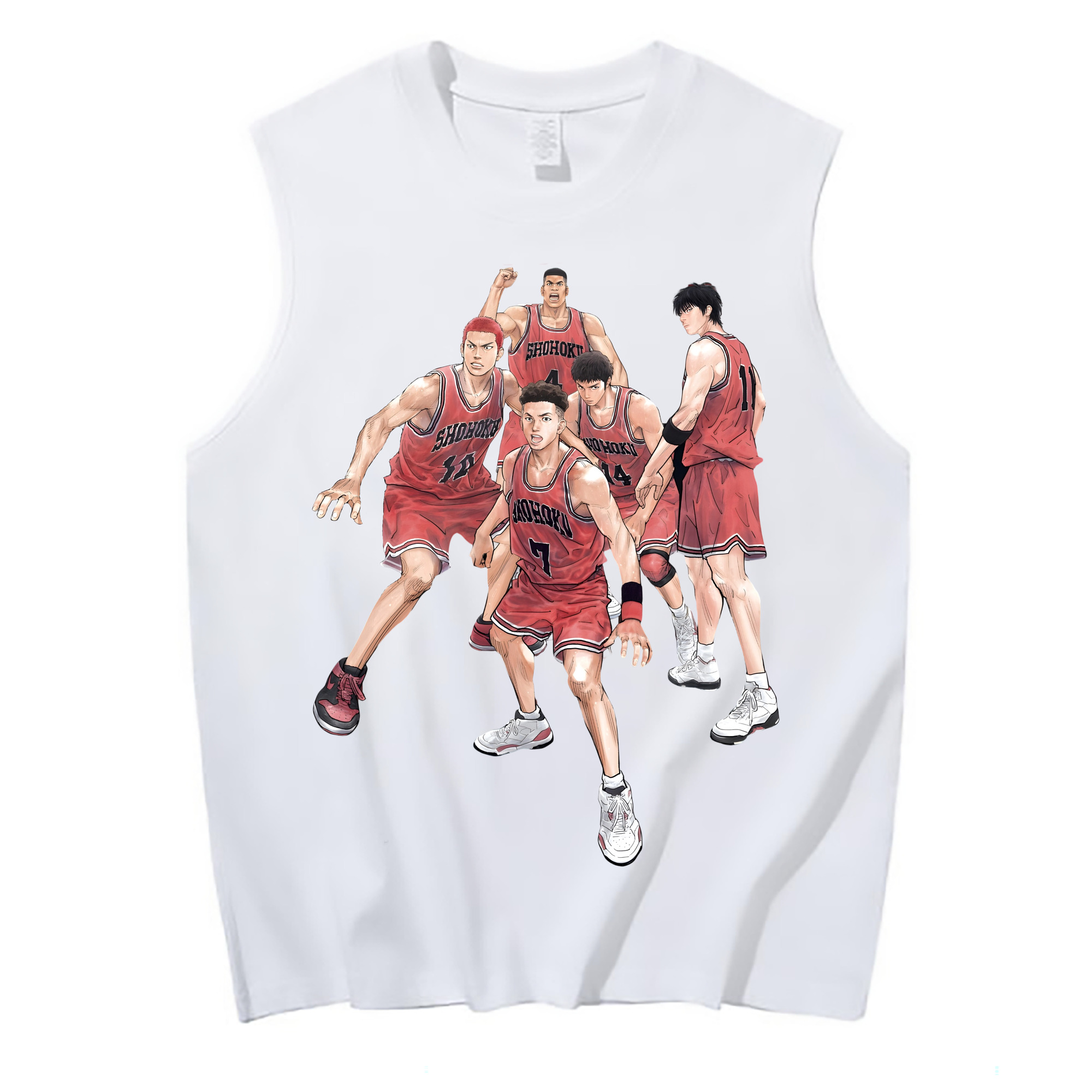 （画像用） SLAM DUNK／スラムダンク コットン100％タンクトップ（フロントプリント）