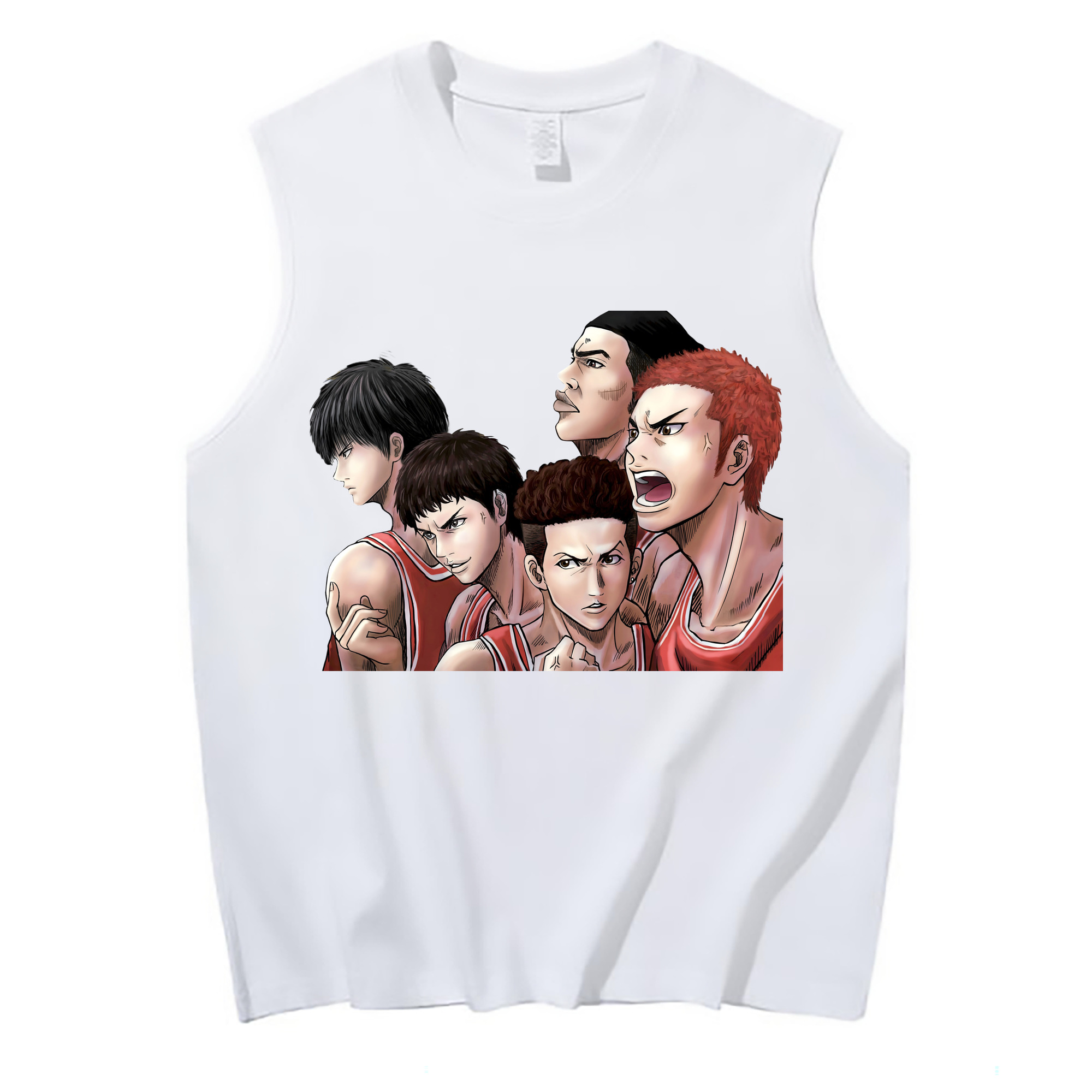 （画像用） SLAM DUNK／スラムダンク コットン100％タンクトップ（フロントプリント）