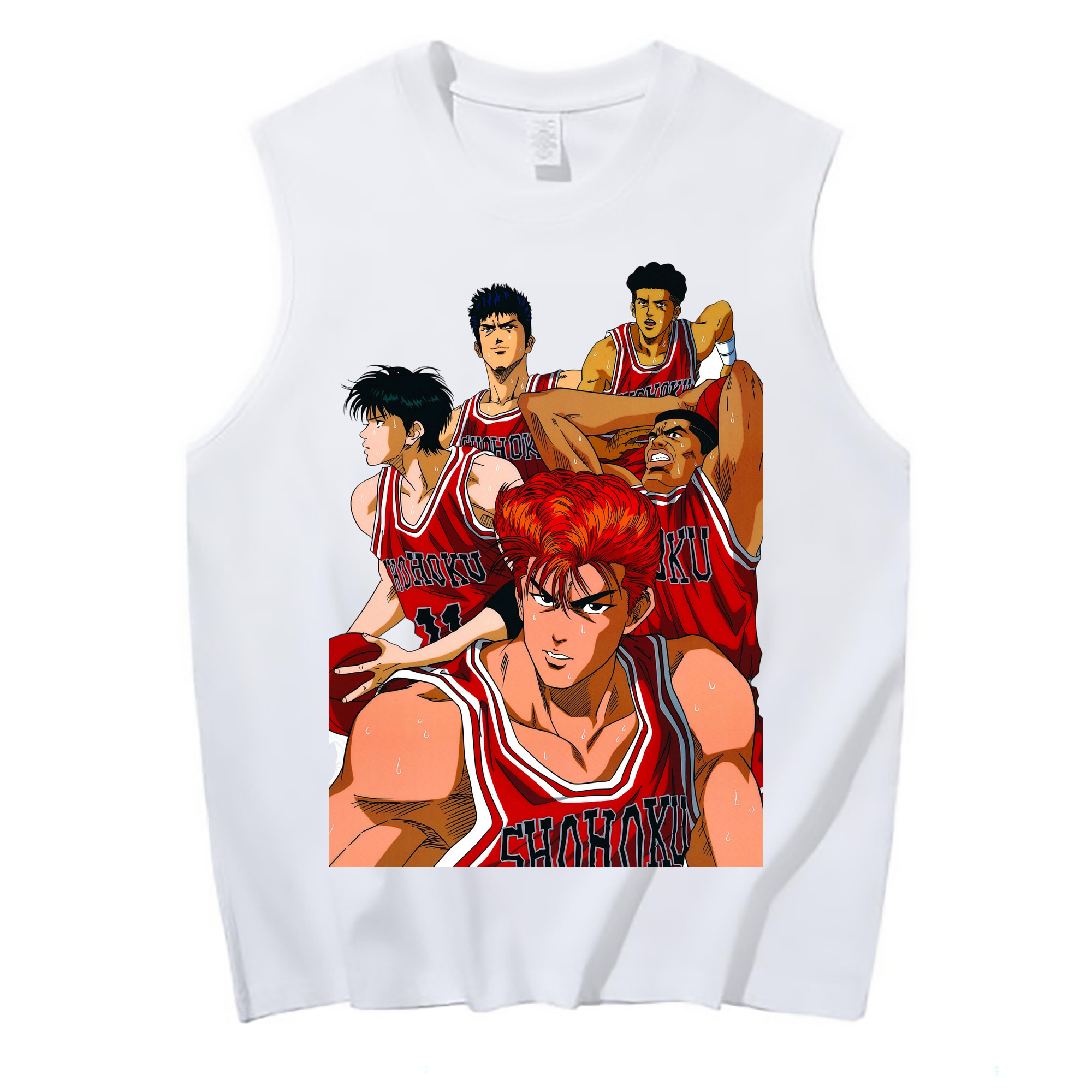 （画像用） SLAM DUNK／スラムダンク コットン100％タンクトップ（フロントプリント）