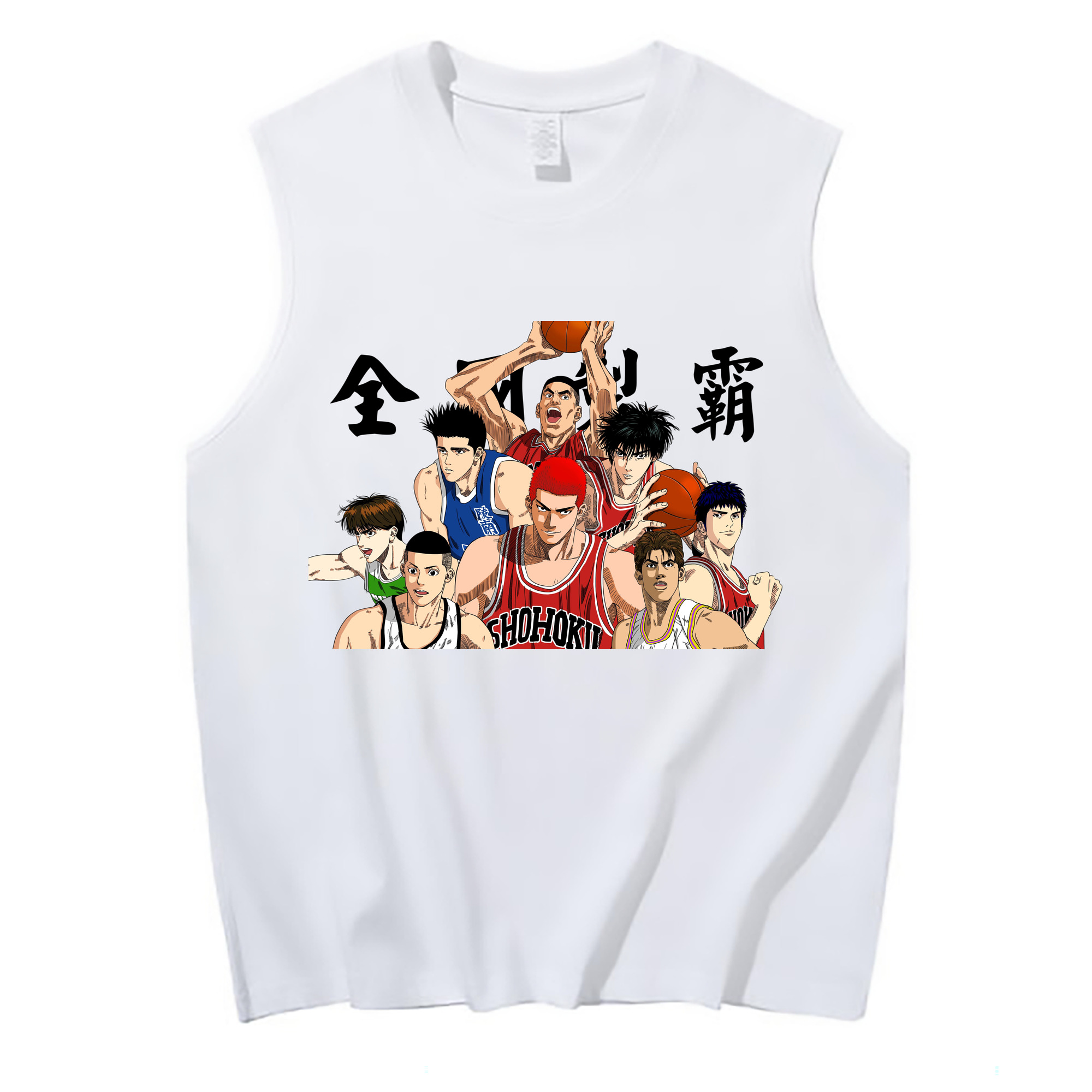 （画像用） SLAM DUNK／スラムダンク コットン100％タンクトップ（フロントプリント）