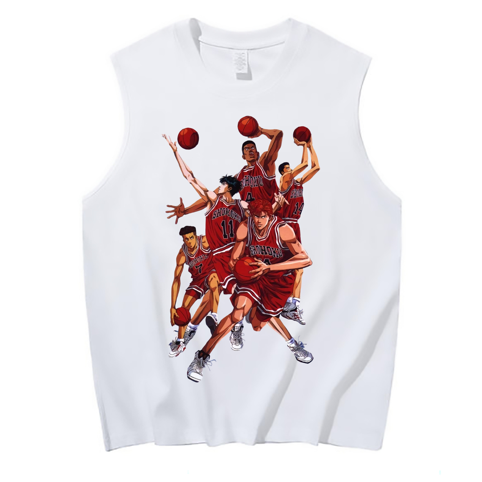 （画像用） SLAM DUNK／スラムダンク コットン100％タンクトップ（フロントプリント）