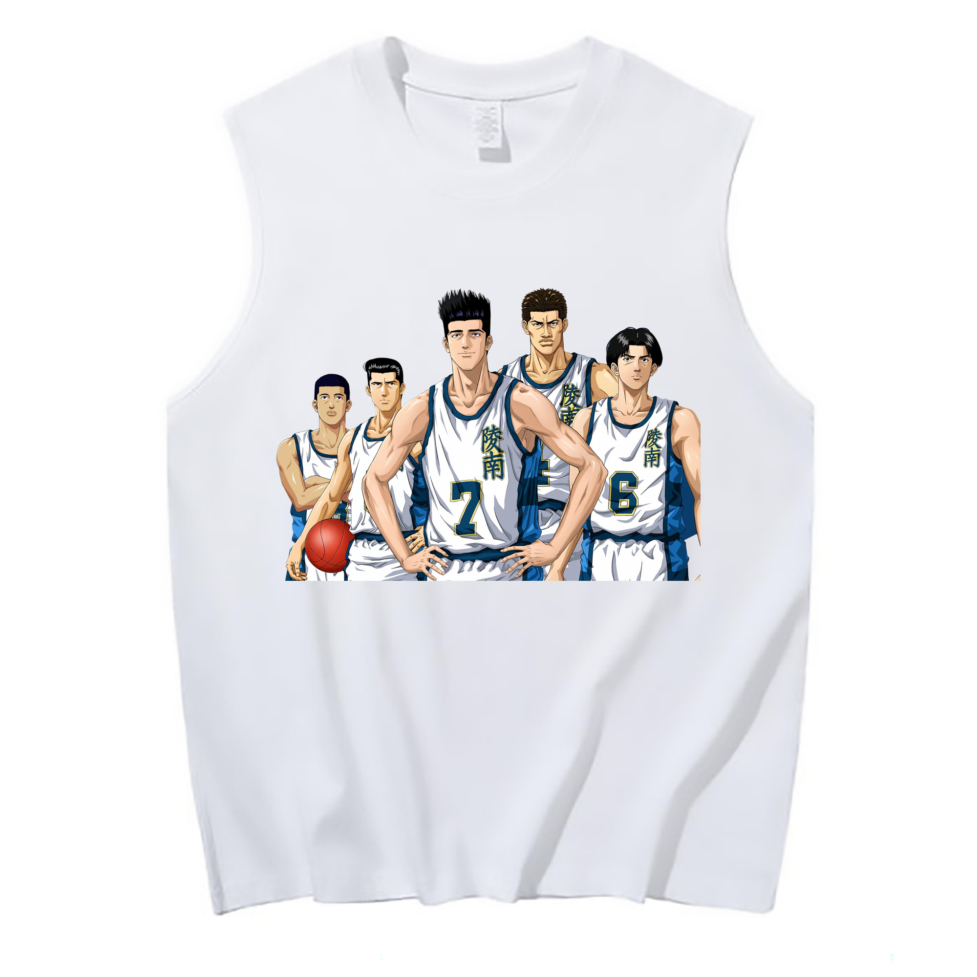 （画像用） SLAM DUNK／スラムダンク コットン100％タンクトップ（フロントプリント）