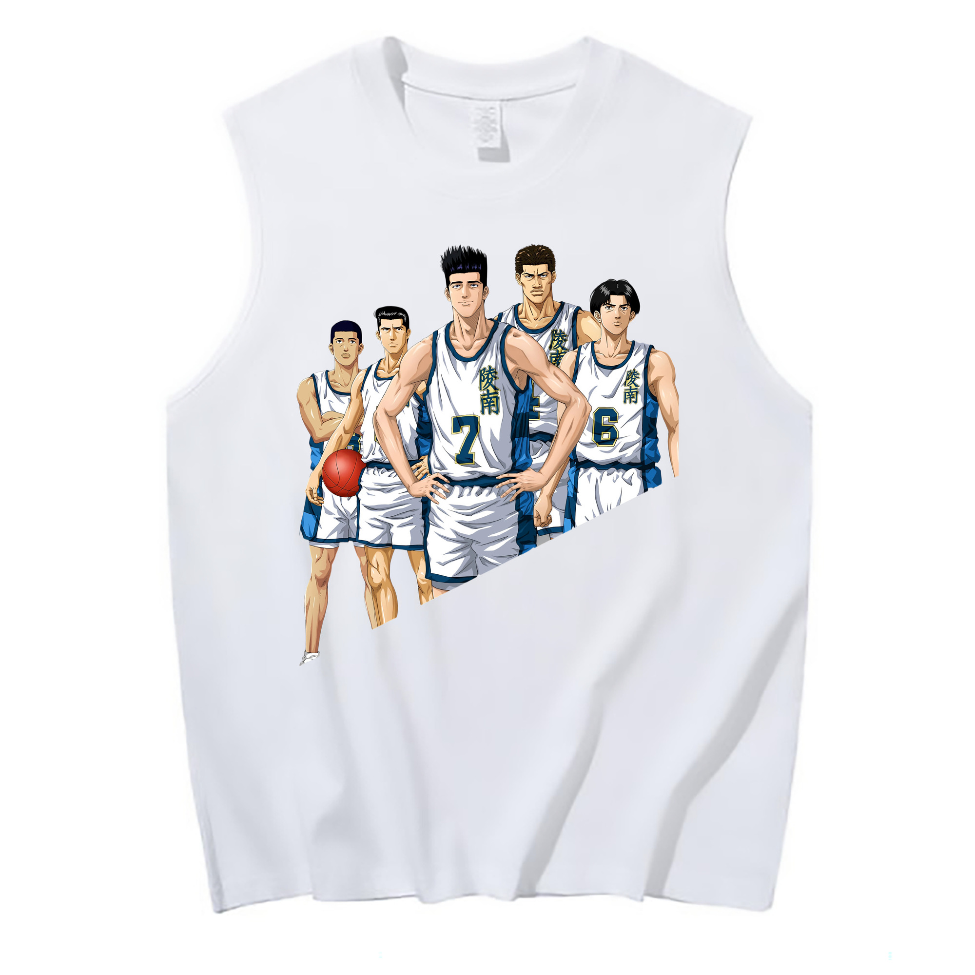 （画像用） SLAM DUNK／スラムダンク コットン100％タンクトップ（フロントプリント）