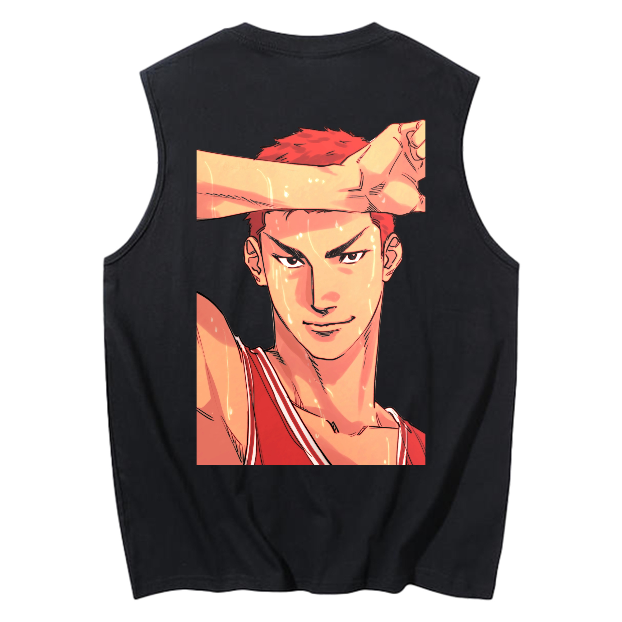 （画像用） SLAM DUNK／スラムダンク コットン100％タンクトップ（背面プリント）
