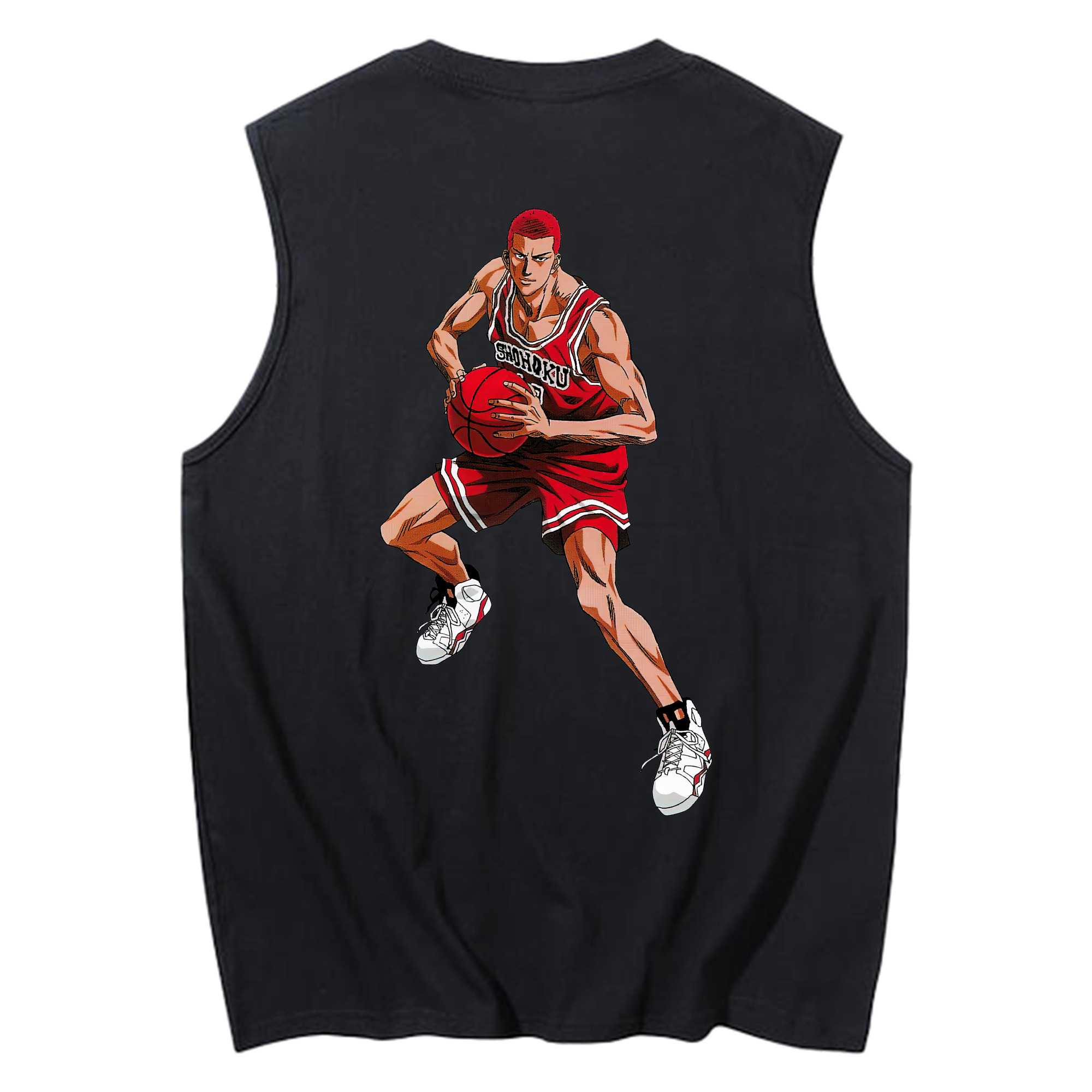 （画像用） SLAM DUNK／スラムダンク コットン100％タンクトップ（背面プリント）