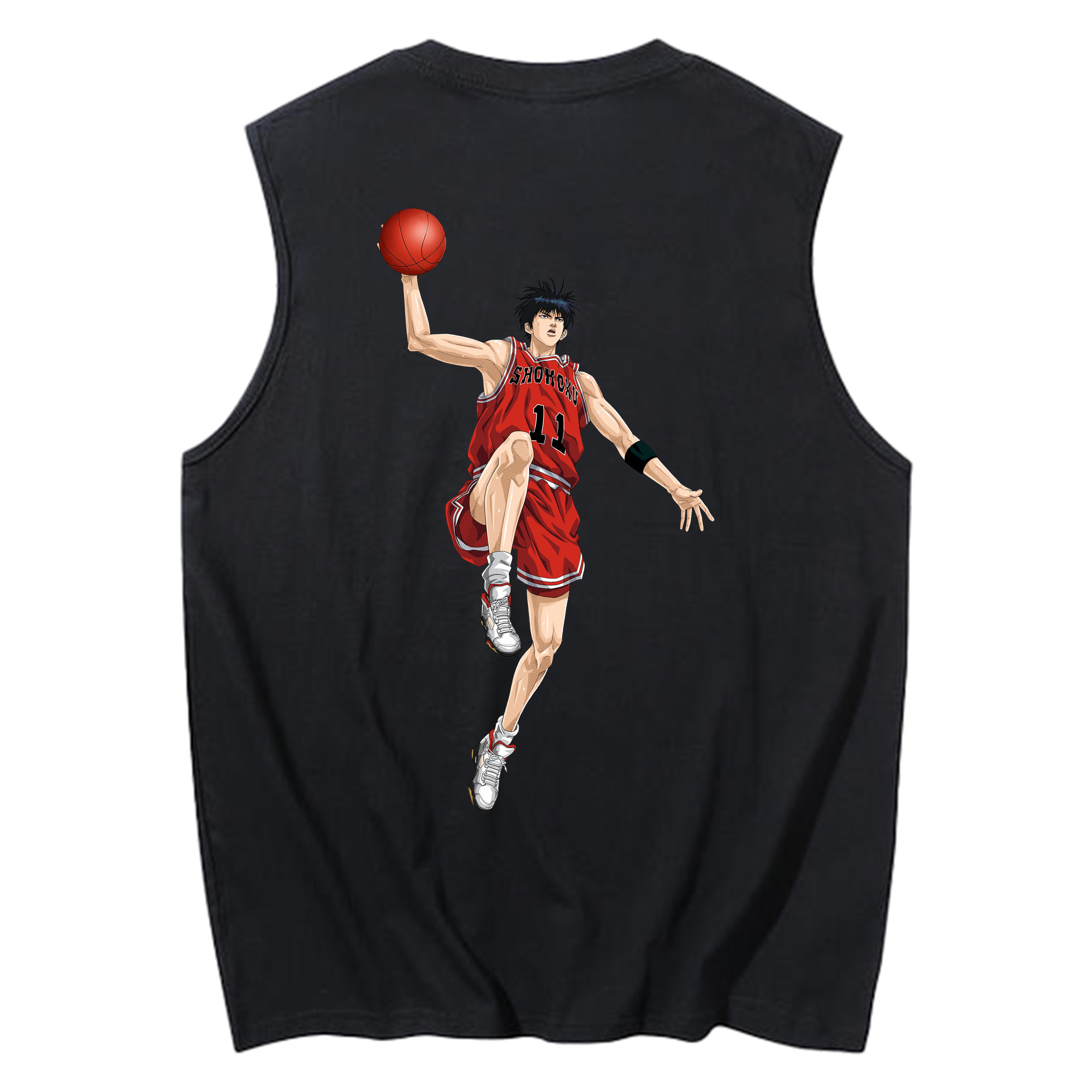 （画像用） SLAM DUNK／スラムダンク コットン100％タンクトップ（背面プリント）