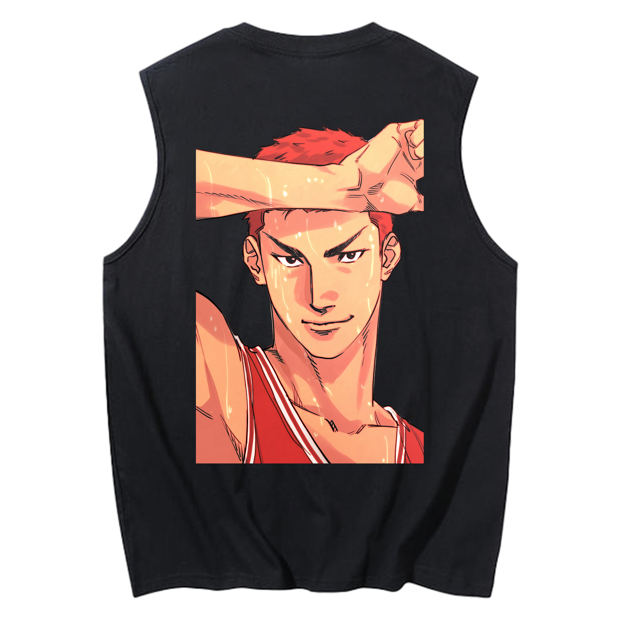 （画像用） SLAM DUNK／スラムダンク コットン100％タンクトップ（背面プリント）
