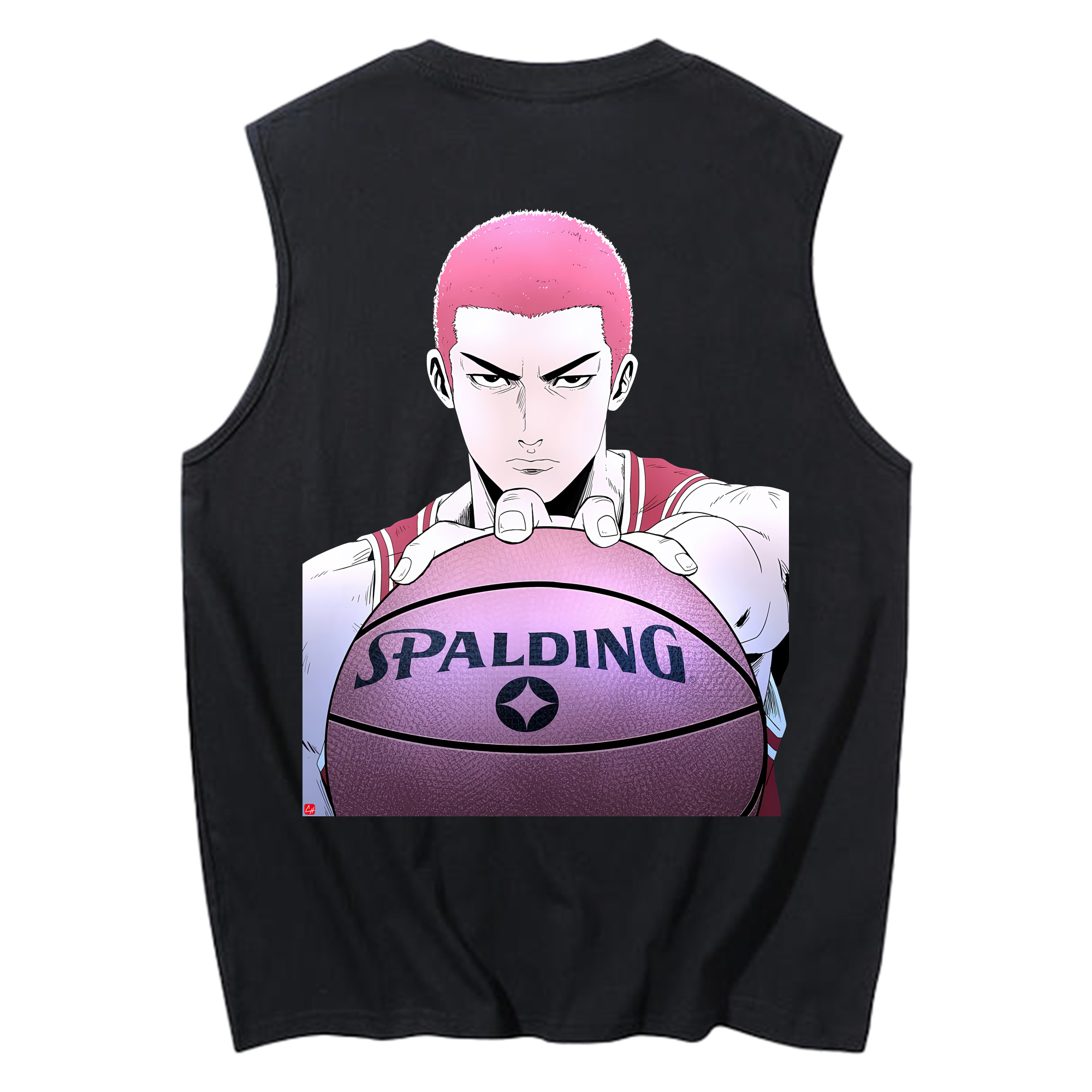 （画像用） SLAM DUNK／スラムダンク コットン100％タンクトップ（背面プリント）
