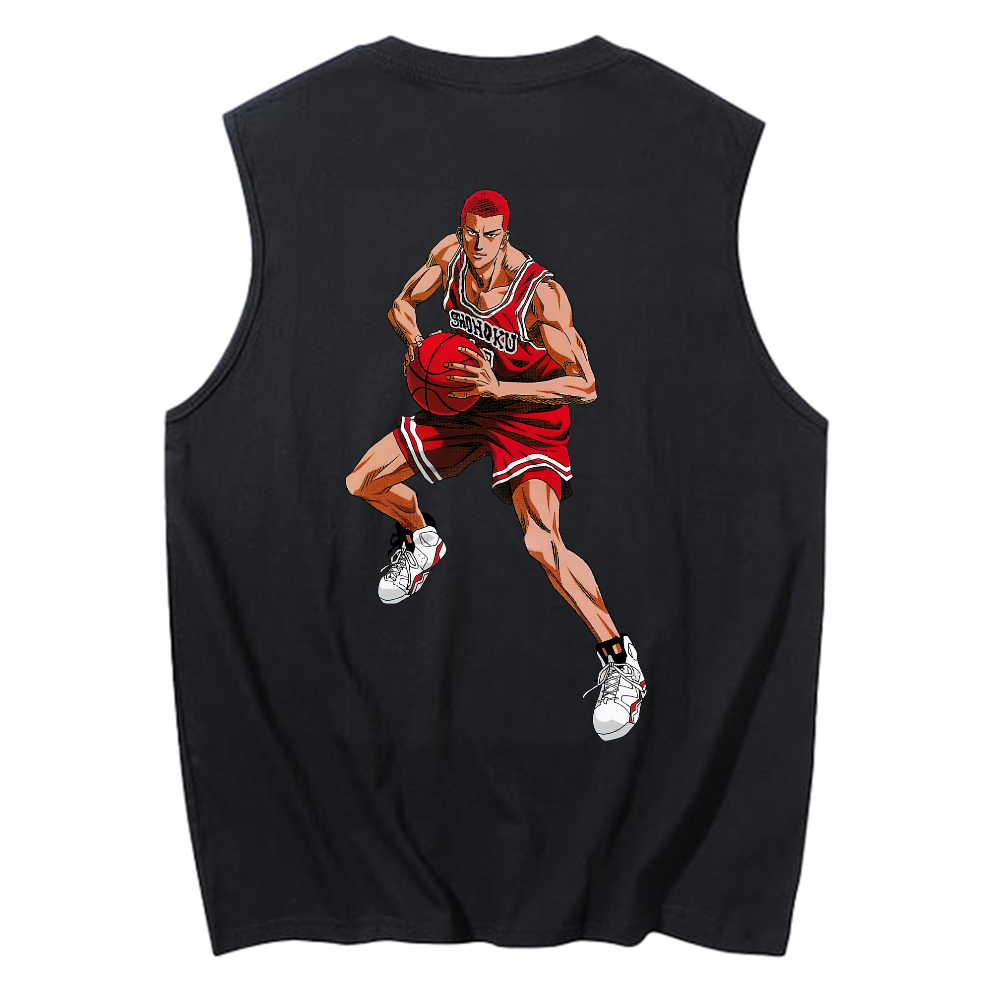 （画像用） SLAM DUNK／スラムダンク コットン100％タンクトップ（背面プリント）