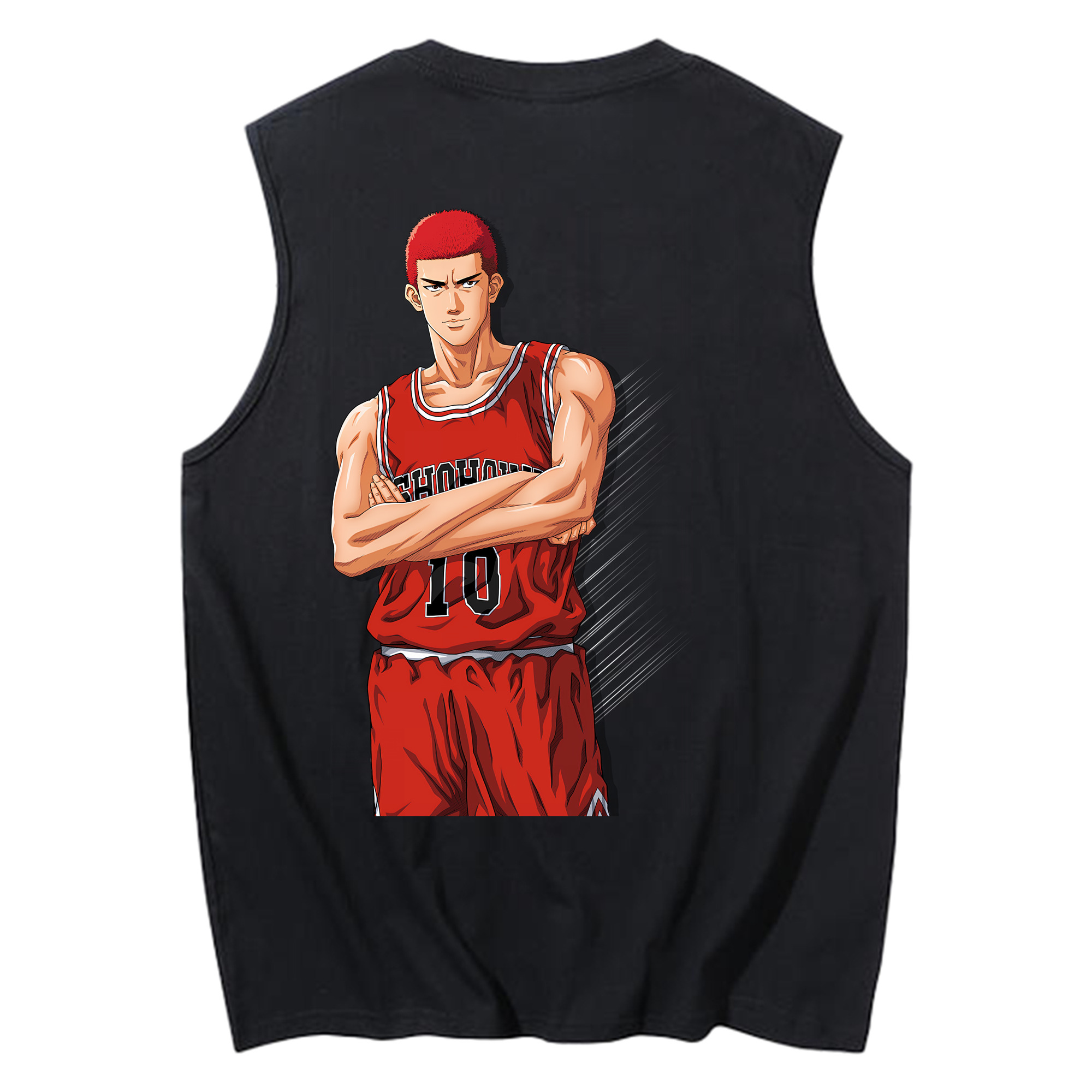 （画像用） SLAM DUNK／スラムダンク コットン100％タンクトップ（背面プリント）
