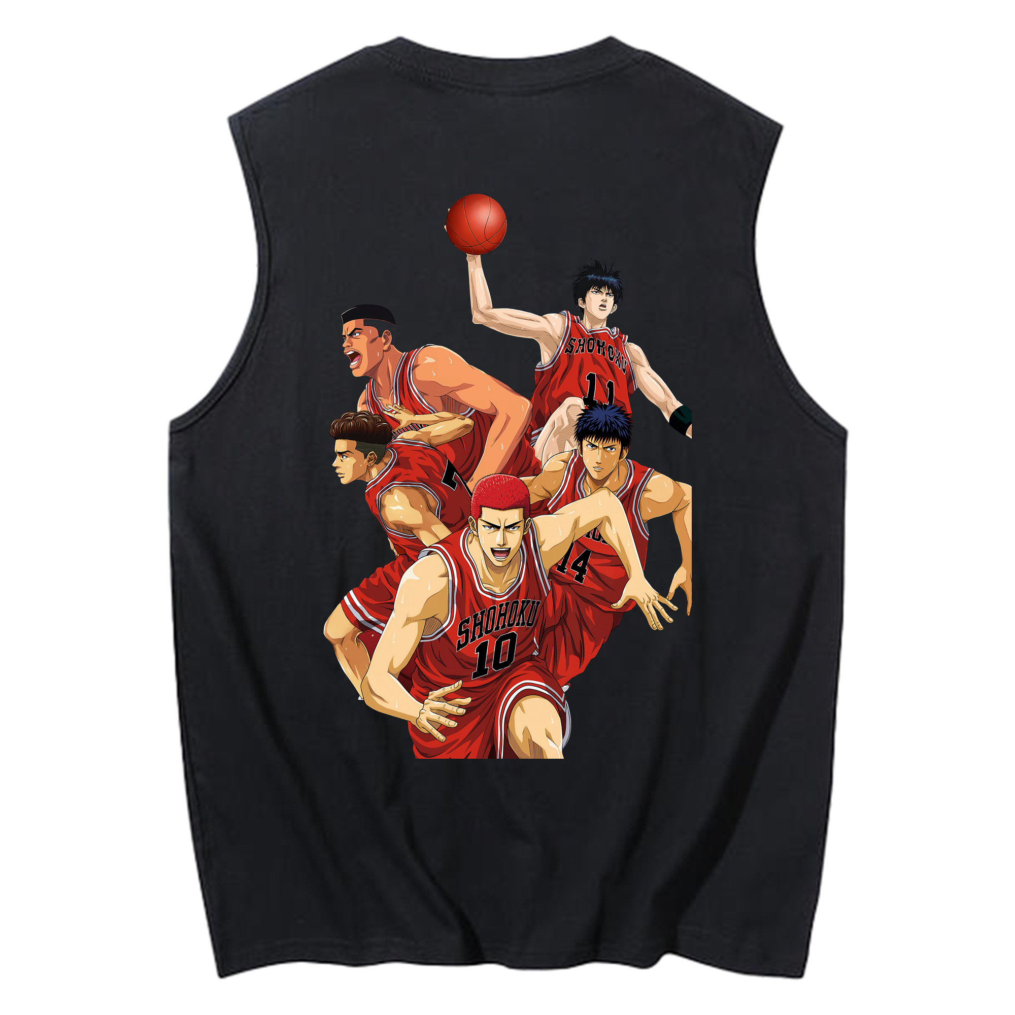 （画像用） SLAM DUNK／スラムダンク コットン100％タンクトップ（背面プリント）