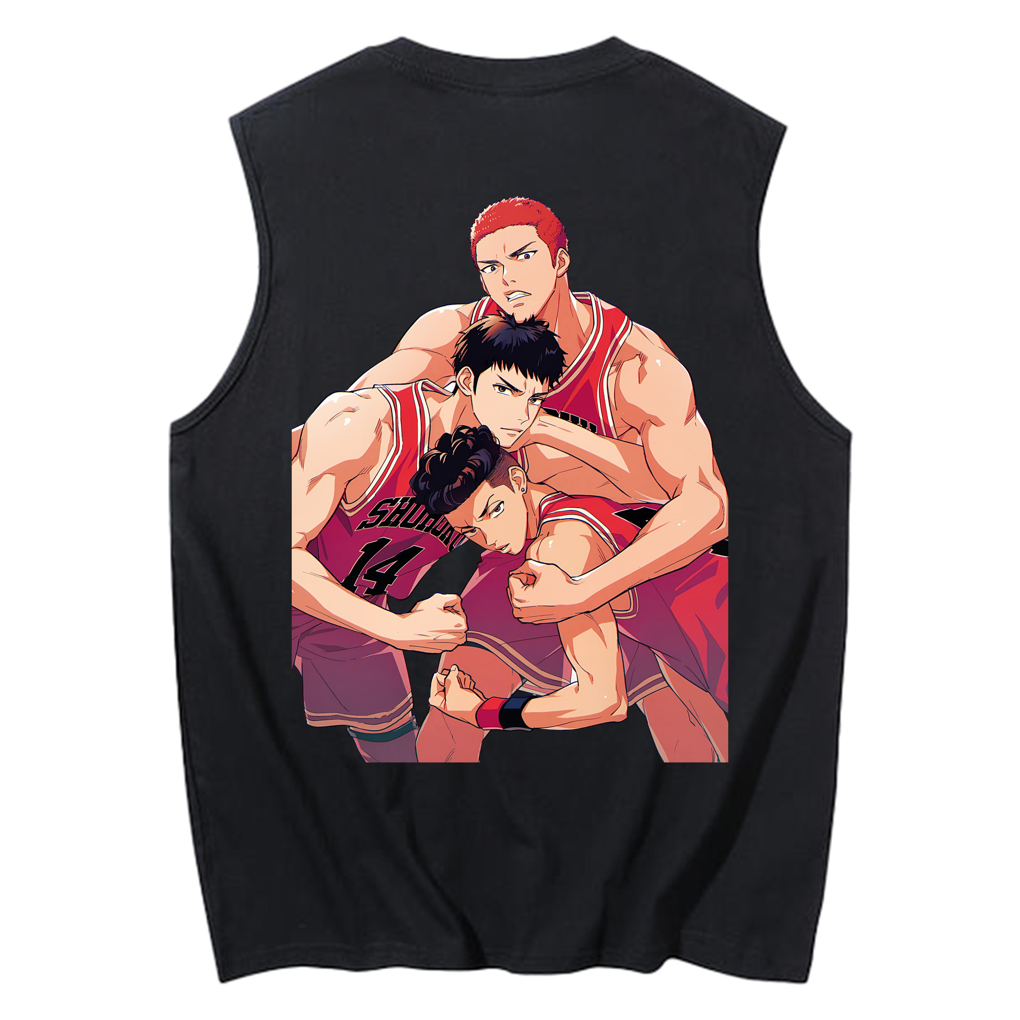 （画像用） SLAM DUNK／スラムダンク コットン100％タンクトップ（背面プリント）