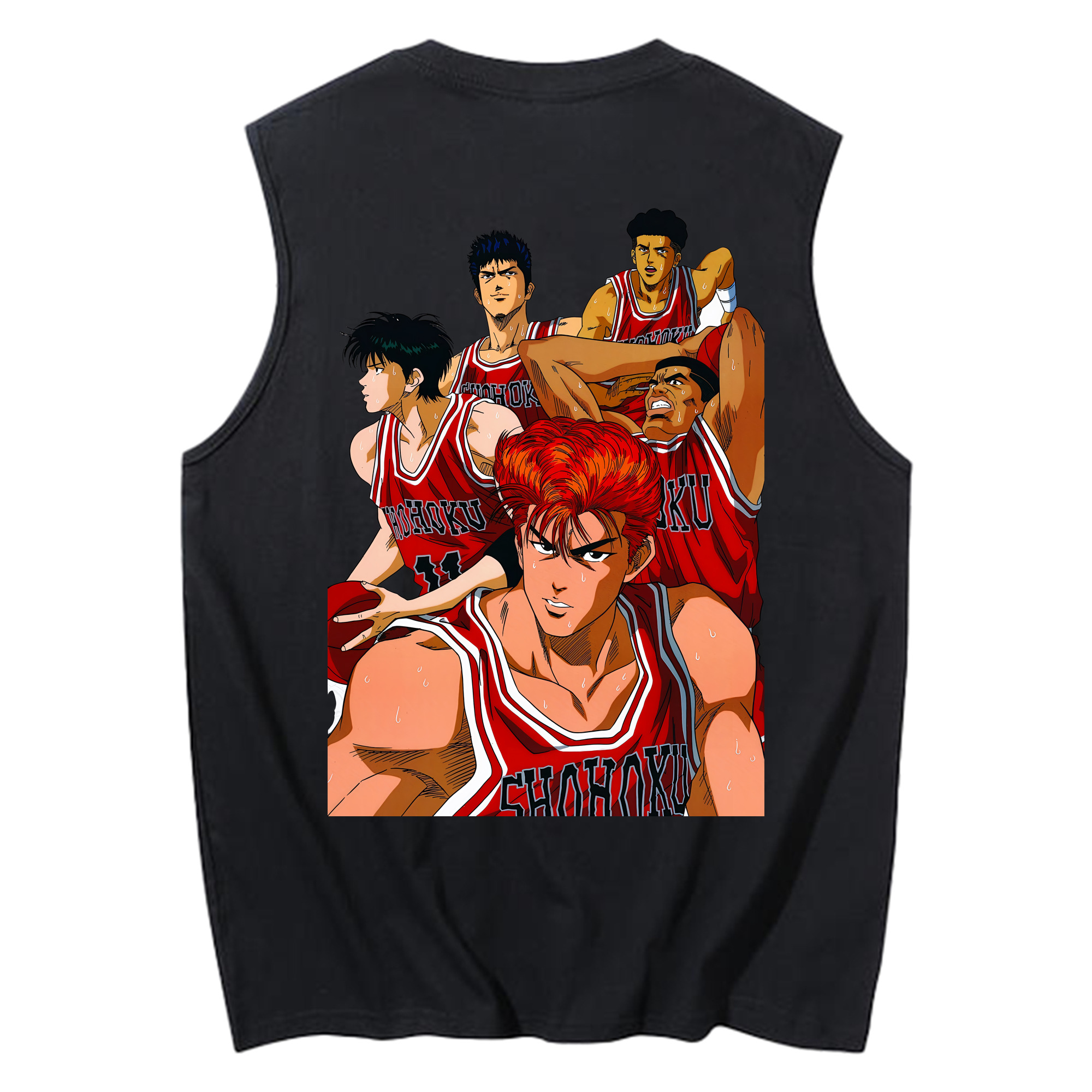 （画像用） SLAM DUNK／スラムダンク コットン100％タンクトップ（背面プリント）