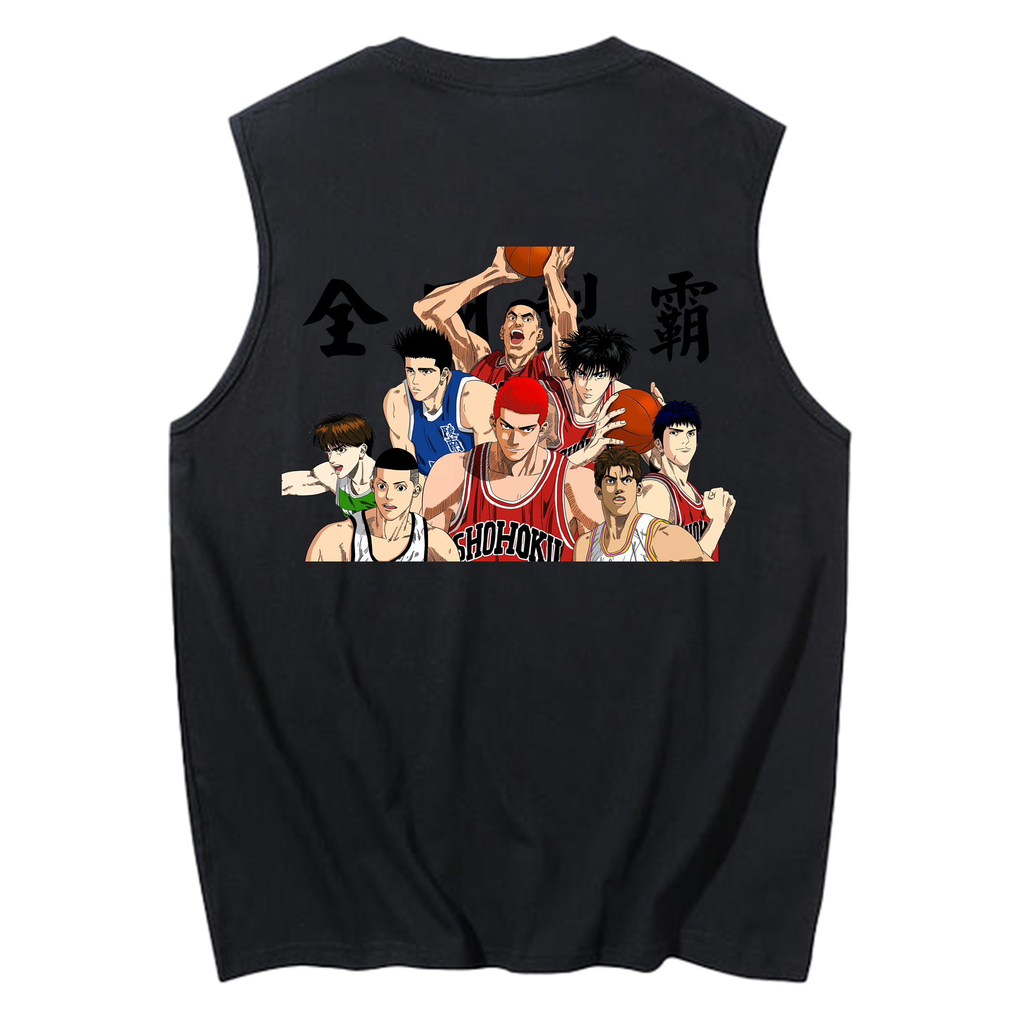（画像用） SLAM DUNK／スラムダンク コットン100％タンクトップ（背面プリント）