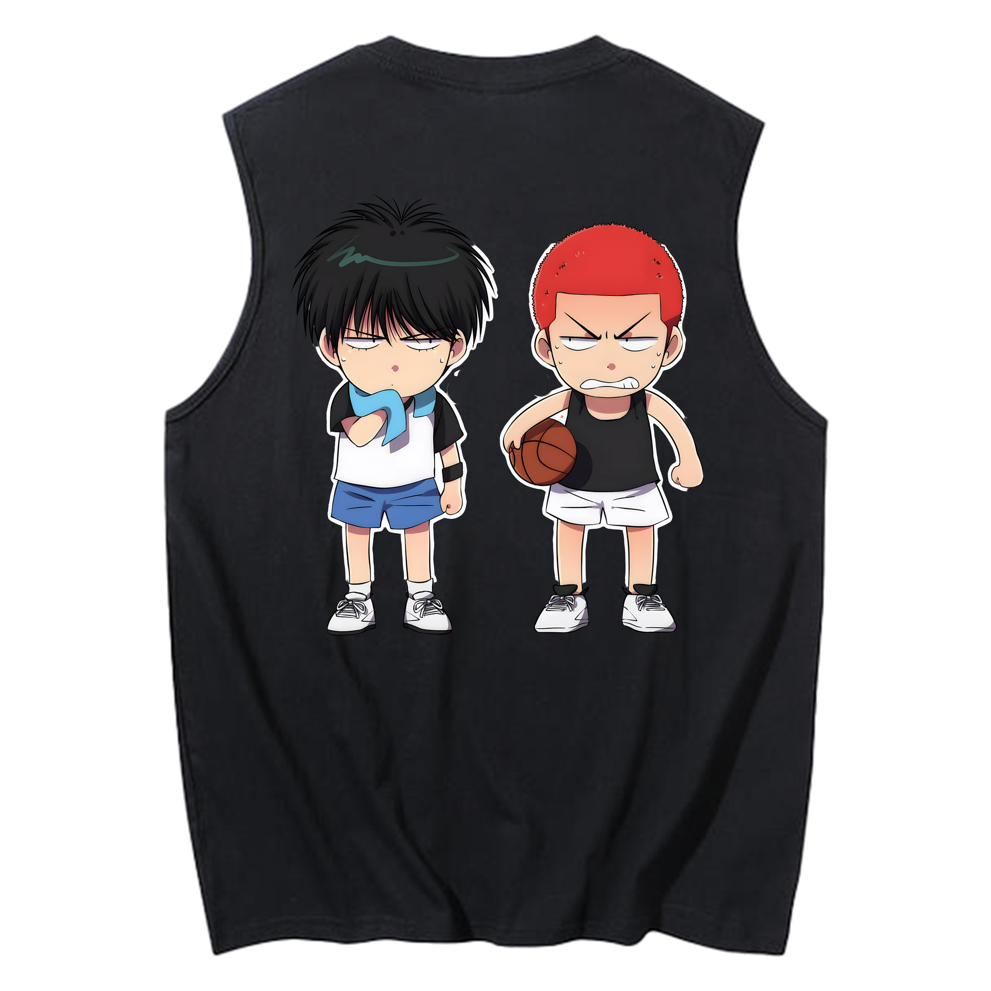 （画像用） SLAM DUNK／スラムダンク コットン100％タンクトップ（背面プリント）