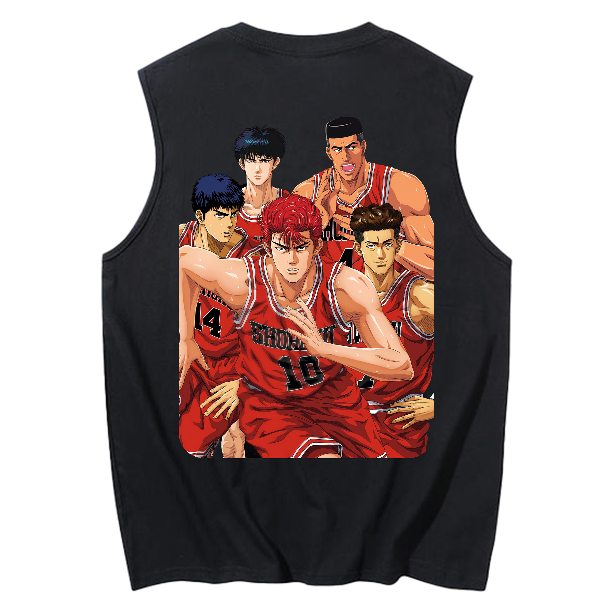 （画像用） SLAM DUNK／スラムダンク コットン100％タンクトップ（背面プリント）