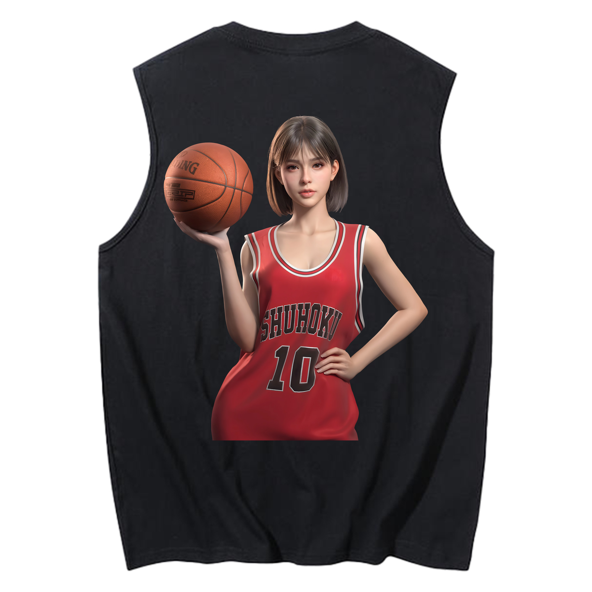 （画像用） SLAM DUNK／スラムダンク コットン100％タンクトップ（背面プリント）
