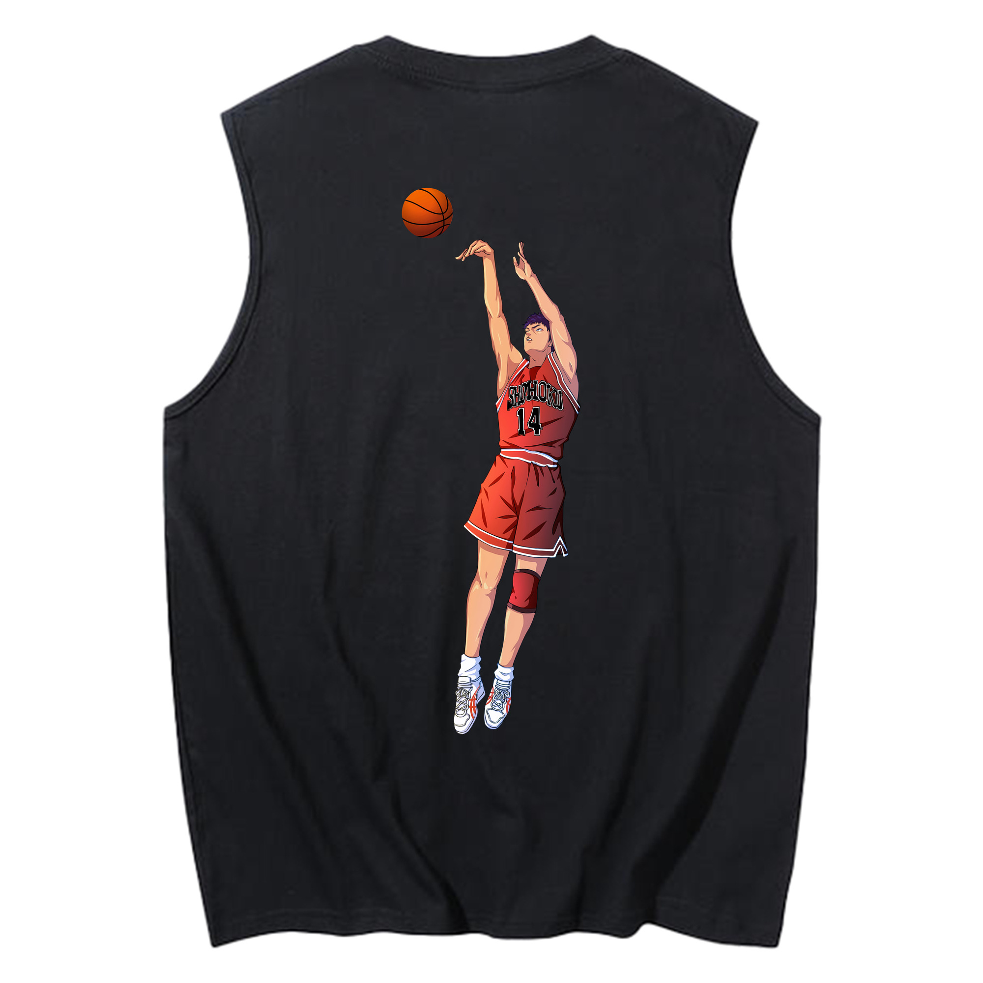 （画像用） SLAM DUNK／スラムダンク コットン100％タンクトップ（背面プリント）