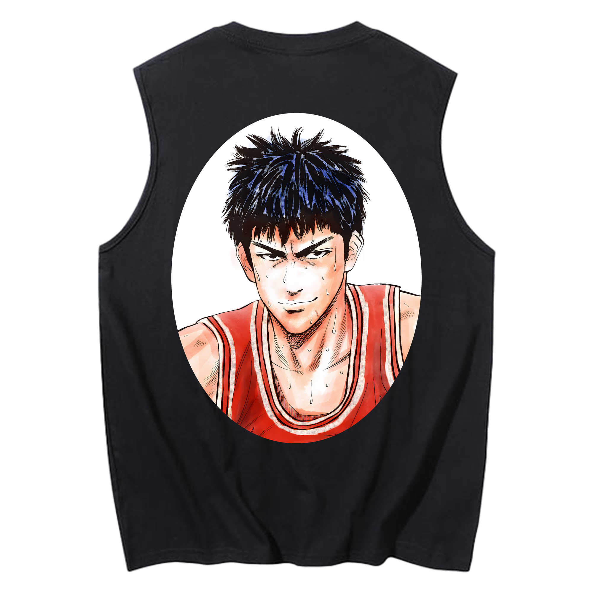 （画像用） SLAM DUNK／スラムダンク コットン100％タンクトップ（背面プリント）