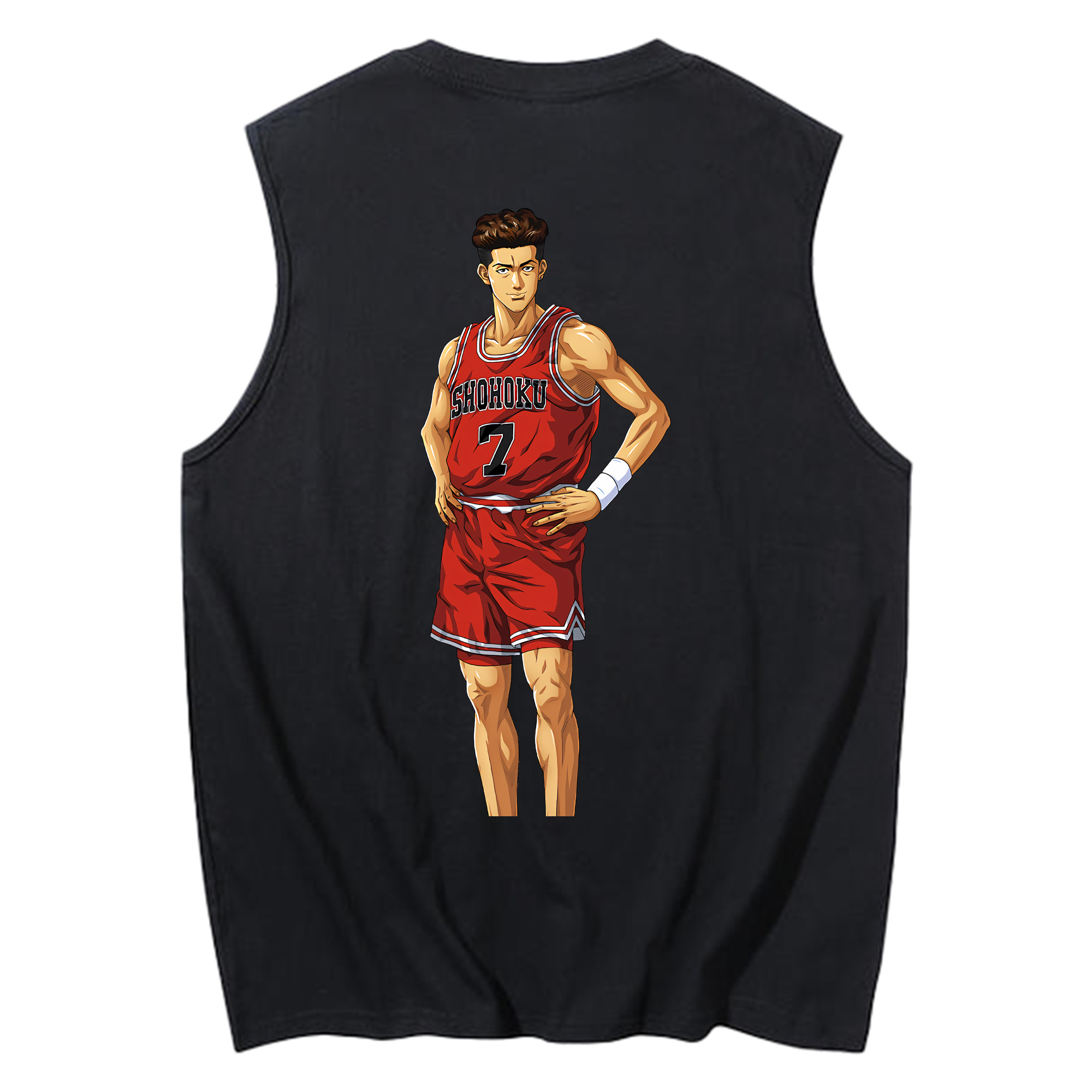 （画像用） SLAM DUNK／スラムダンク コットン100％タンクトップ（背面プリント）