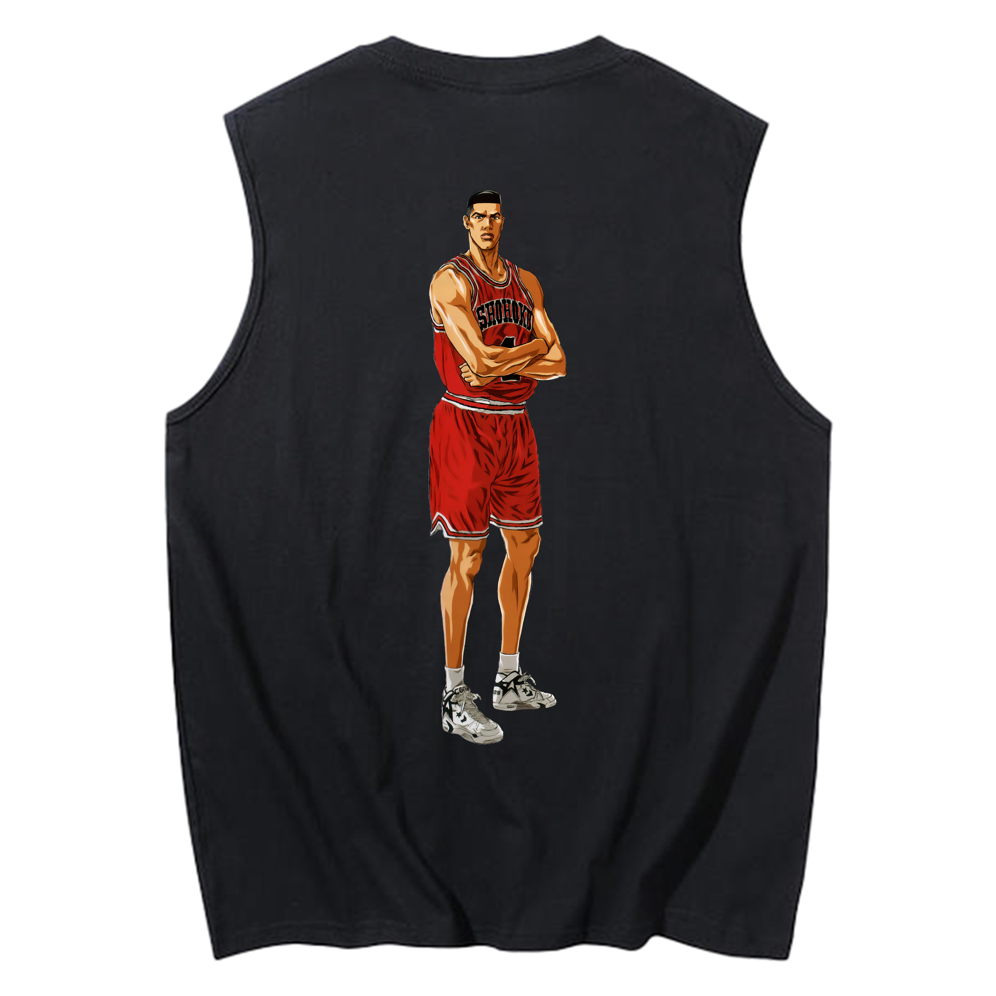 （画像用） SLAM DUNK／スラムダンク コットン100％タンクトップ（背面プリント）
