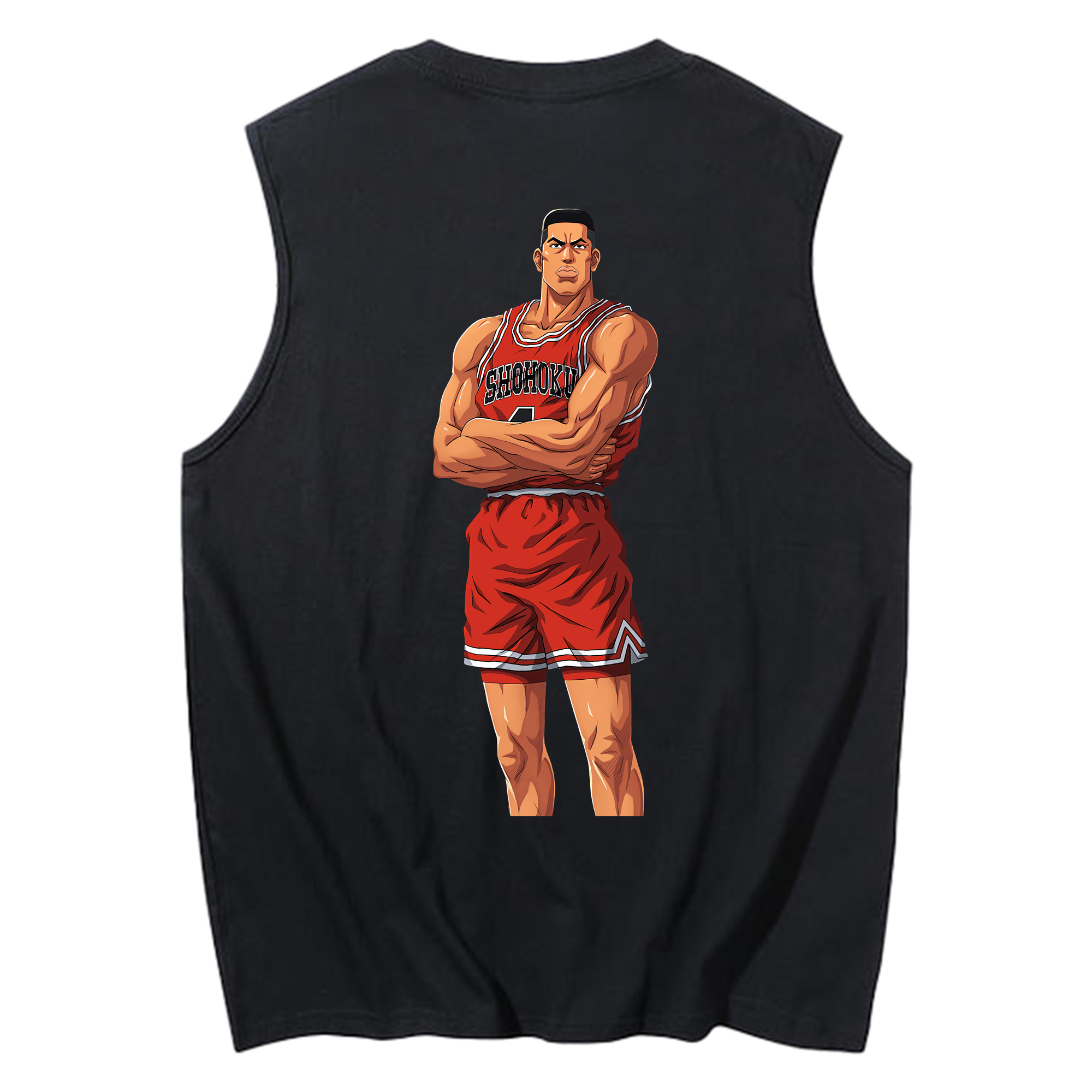 （画像用） SLAM DUNK／スラムダンク コットン100％タンクトップ（背面プリント）
