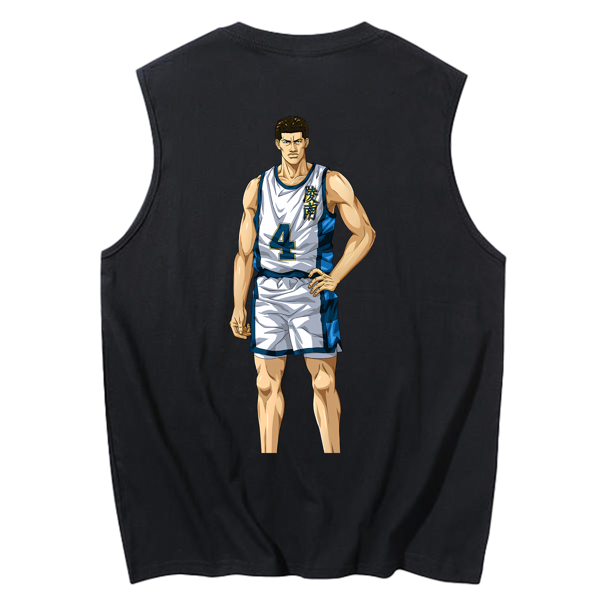 （画像用） SLAM DUNK／スラムダンク コットン100％タンクトップ（背面プリント）