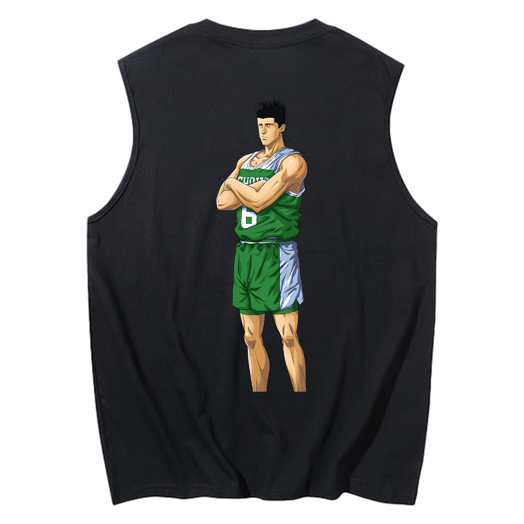（画像用） SLAM DUNK／スラムダンク コットン100％タンクトップ（背面プリント）