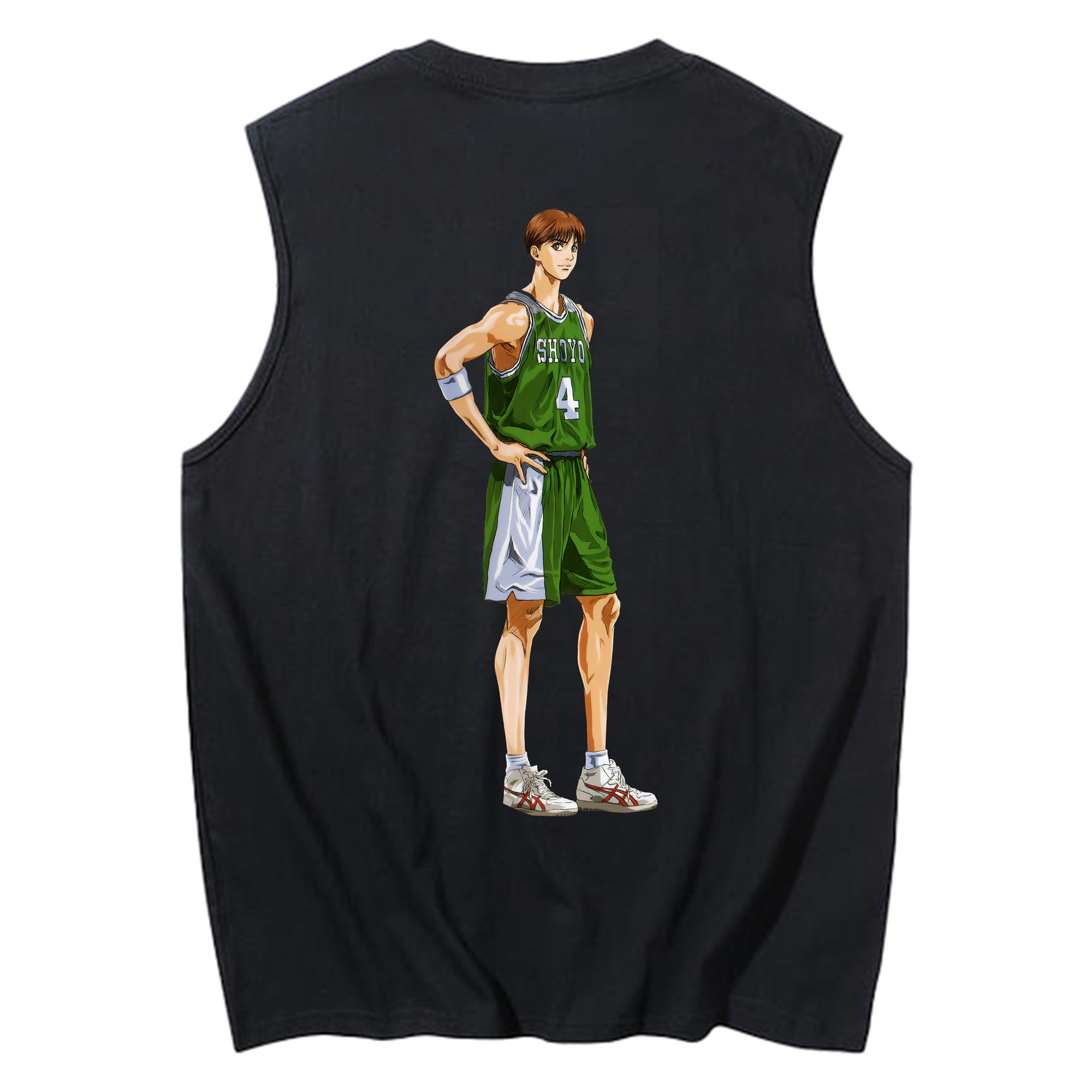 （画像用） SLAM DUNK／スラムダンク コットン100％タンクトップ（背面プリント）