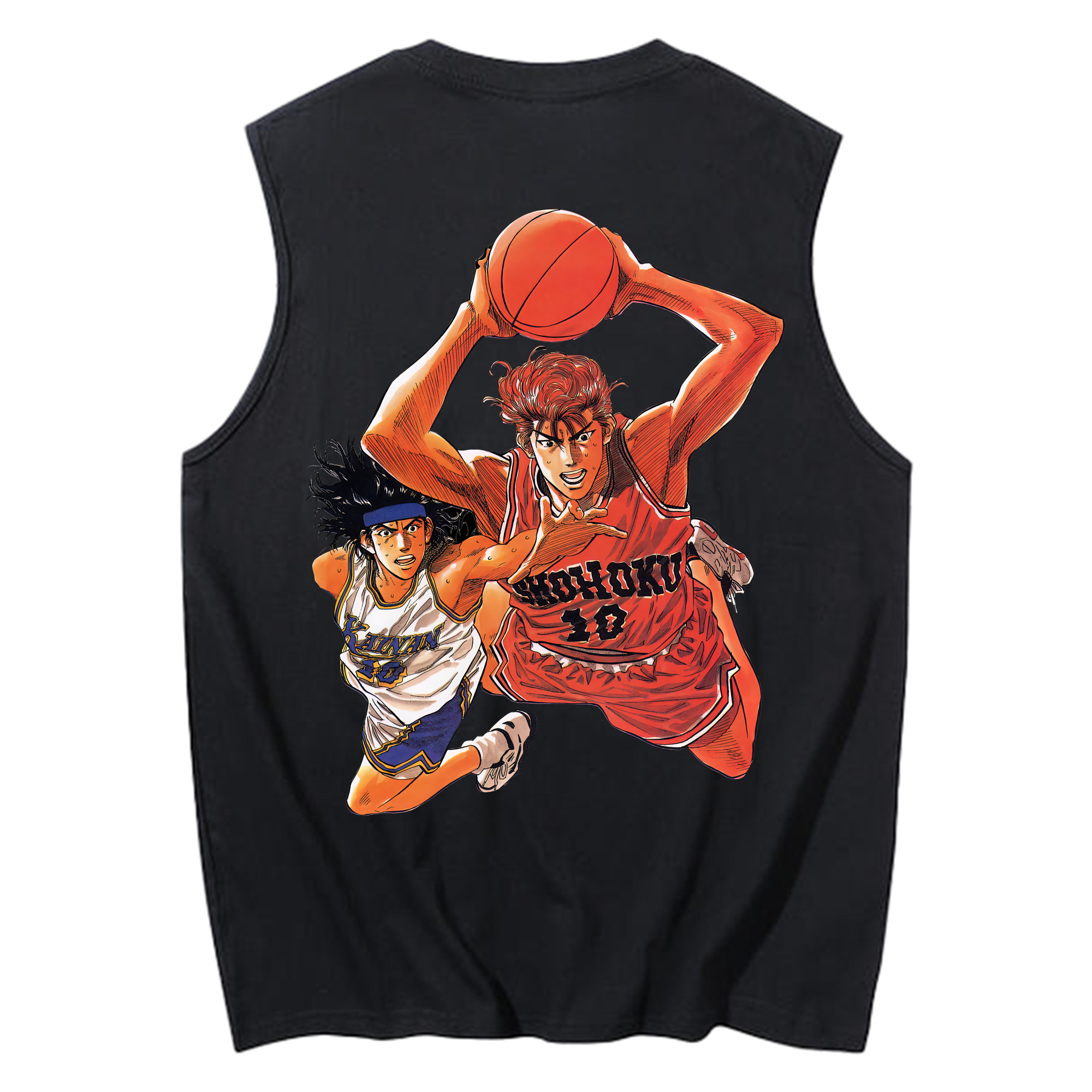 （画像用） SLAM DUNK／スラムダンク コットン100％タンクトップ（背面プリント）