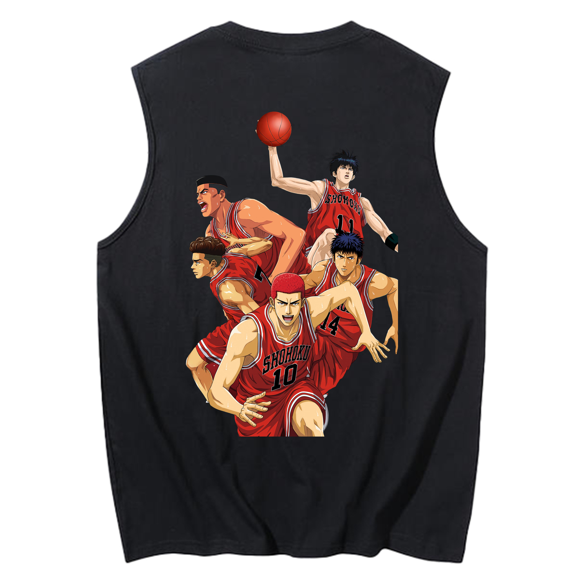 （画像用） SLAM DUNK／スラムダンク コットン100％タンクトップ（背面プリント）