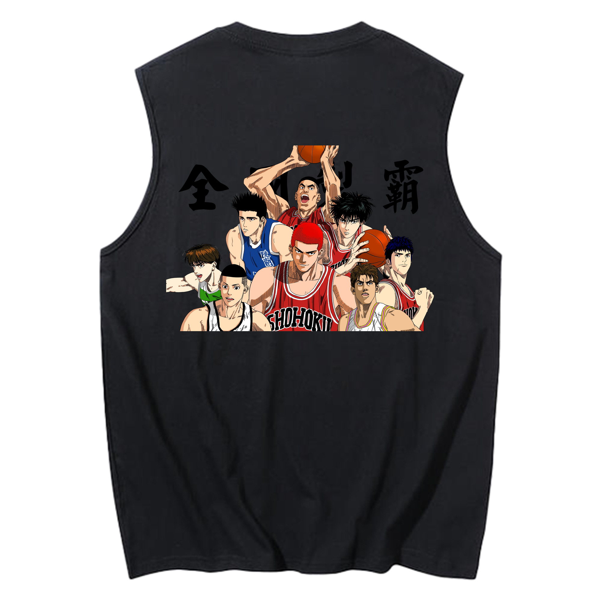 （画像用） SLAM DUNK／スラムダンク コットン100％タンクトップ（背面プリント）